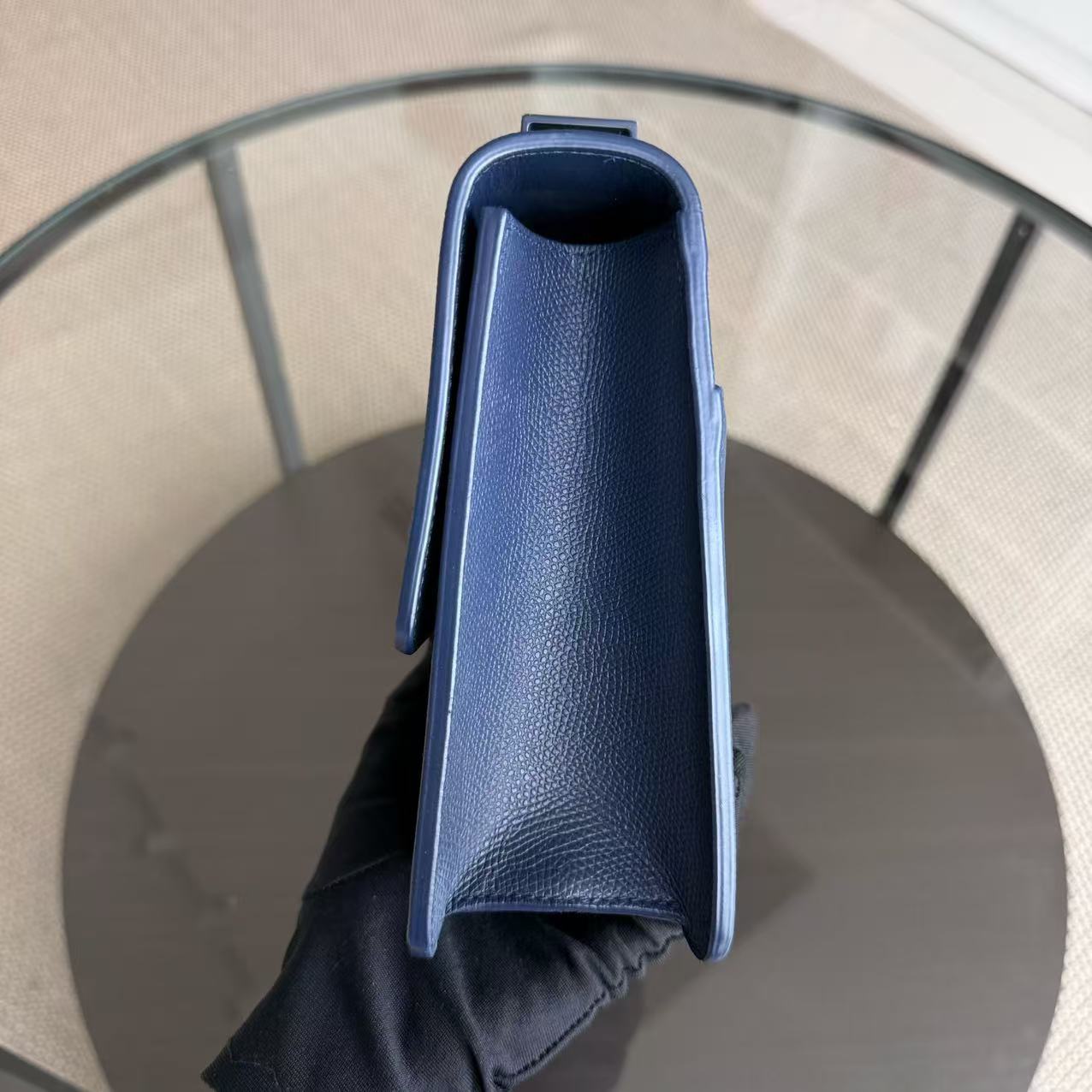 *Unused* Dior 30 Montaigne - Grained Calfskin So Blue Hardware