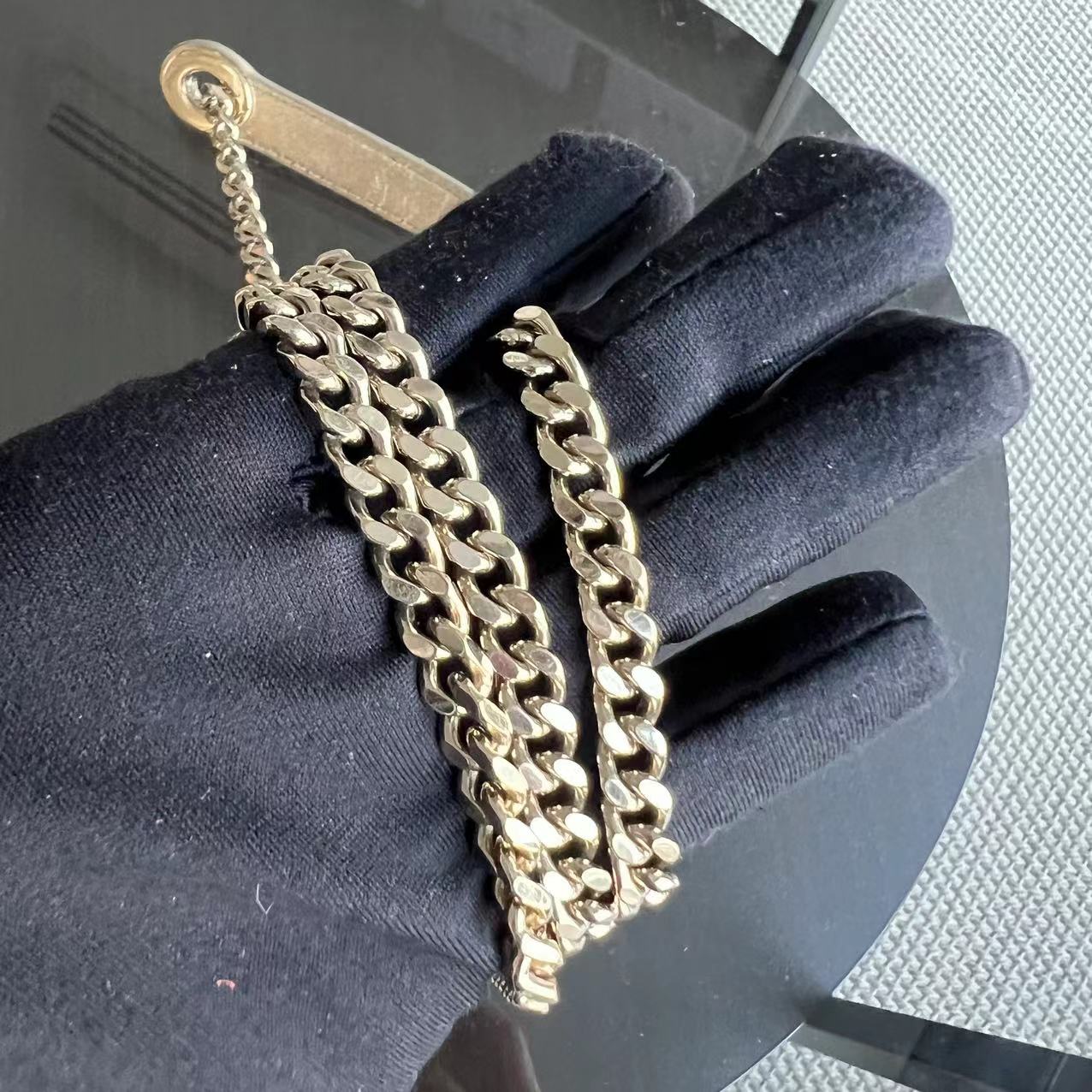 Lady Mini Cannage Lambskin Gold Golden Hardware Chain Version