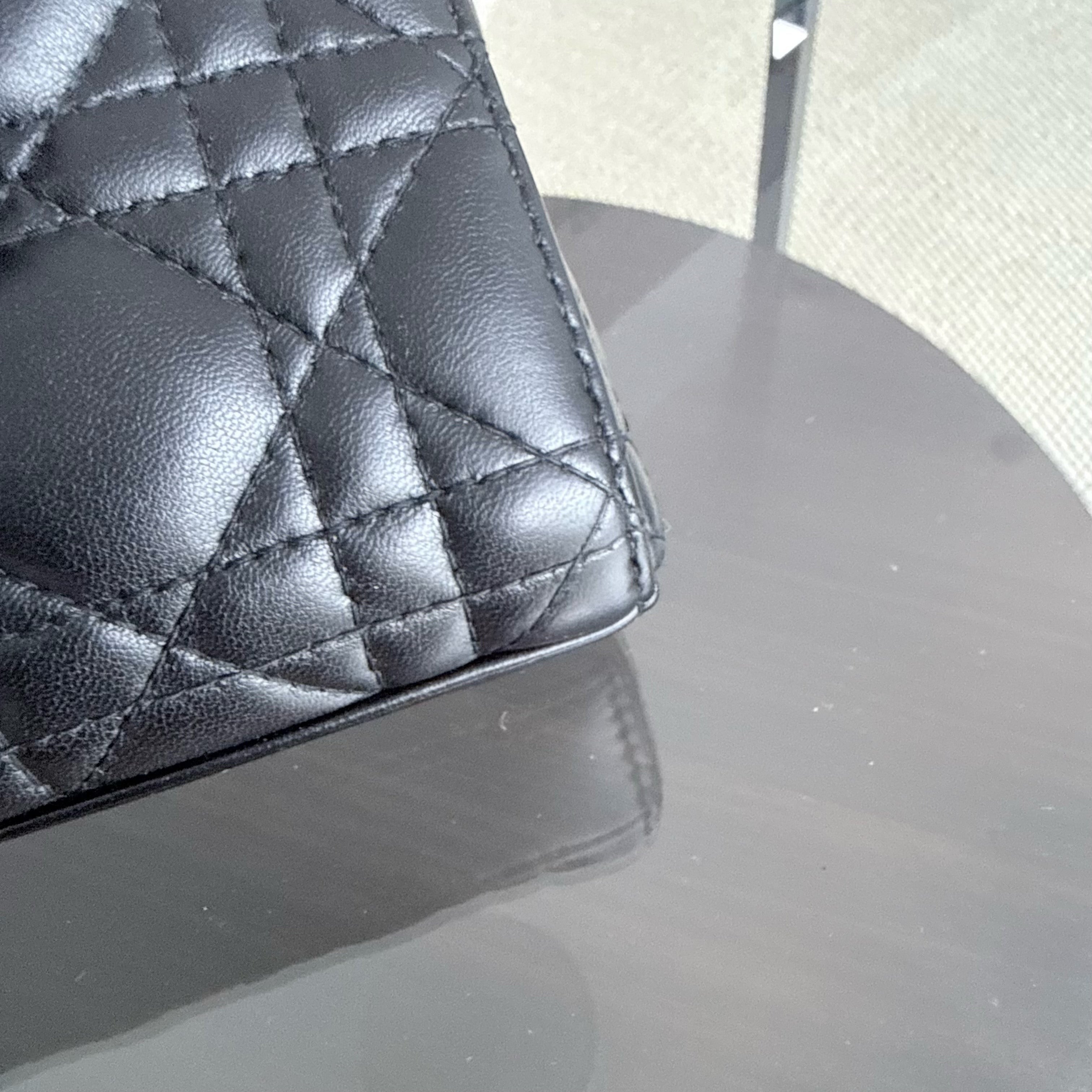 Dior D-Joy Medium - Cannage Lambskin Black Gold Hardware