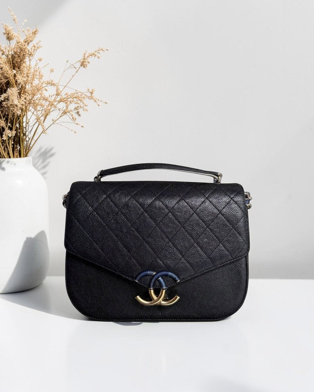 Chanel Coco Curve Cuba - Caviar Medium Black Gold Hardware