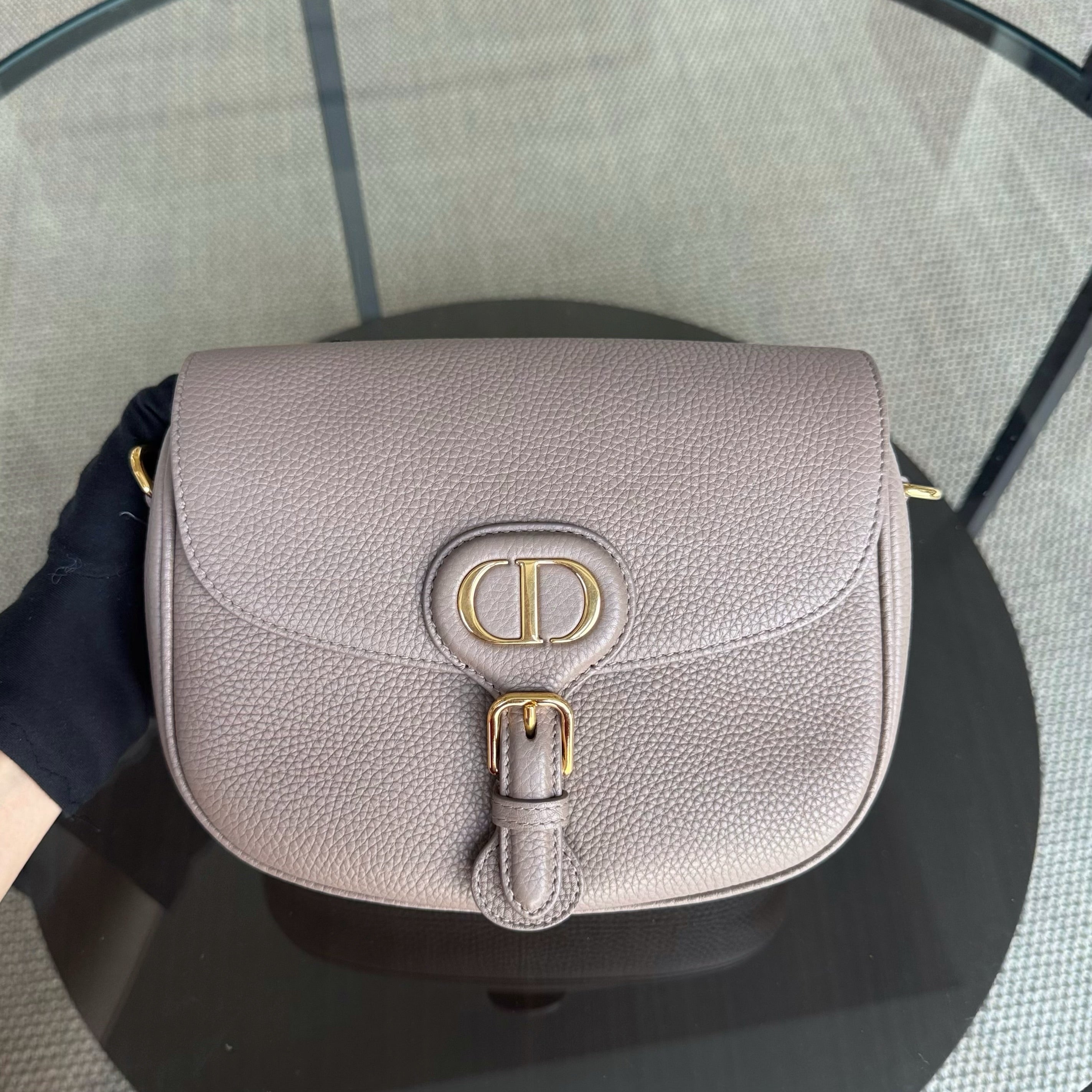 Dior Bobby Medium - Caviar Brown Gold Hardware