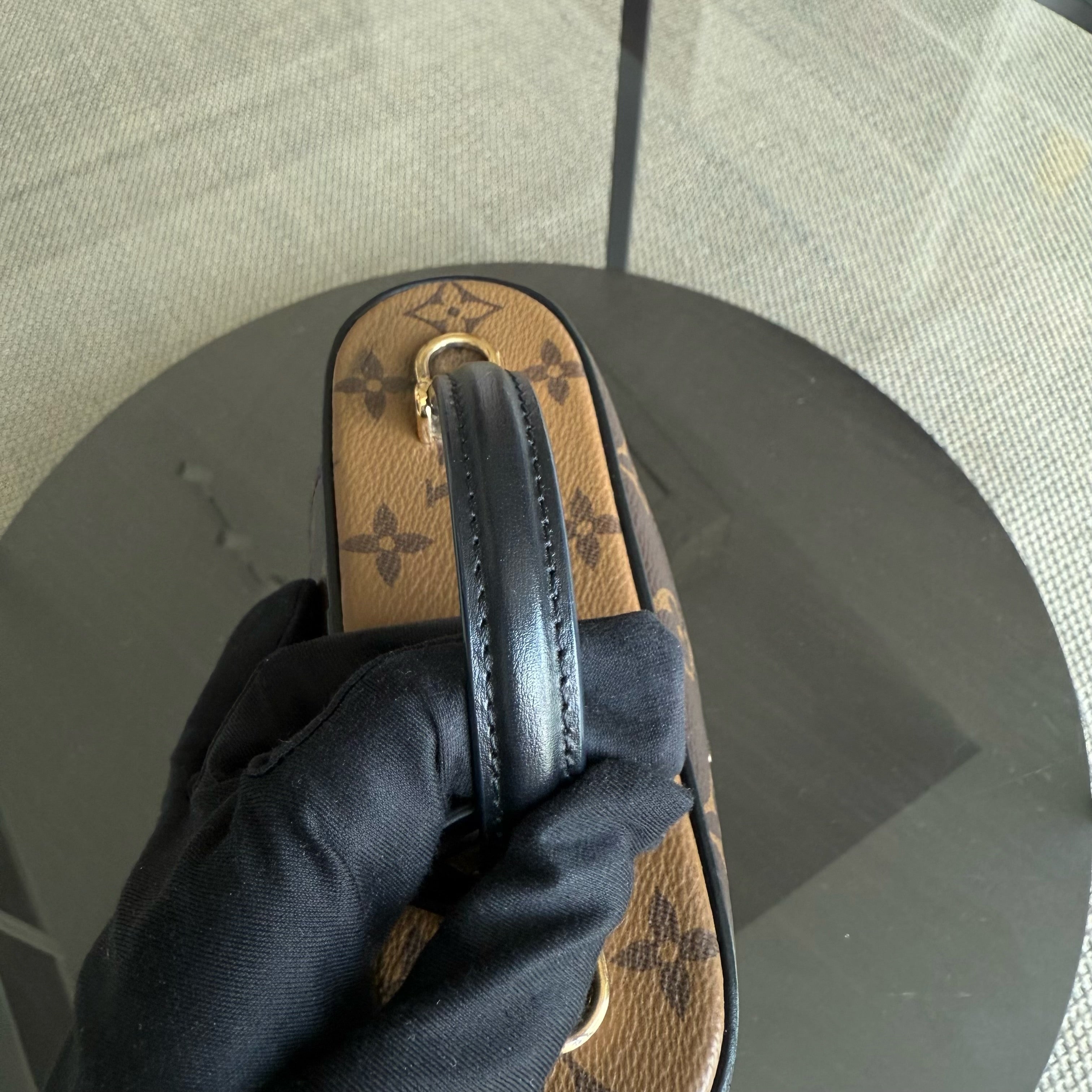 Louise Vuitton Vanity Chain Pouch Monogram