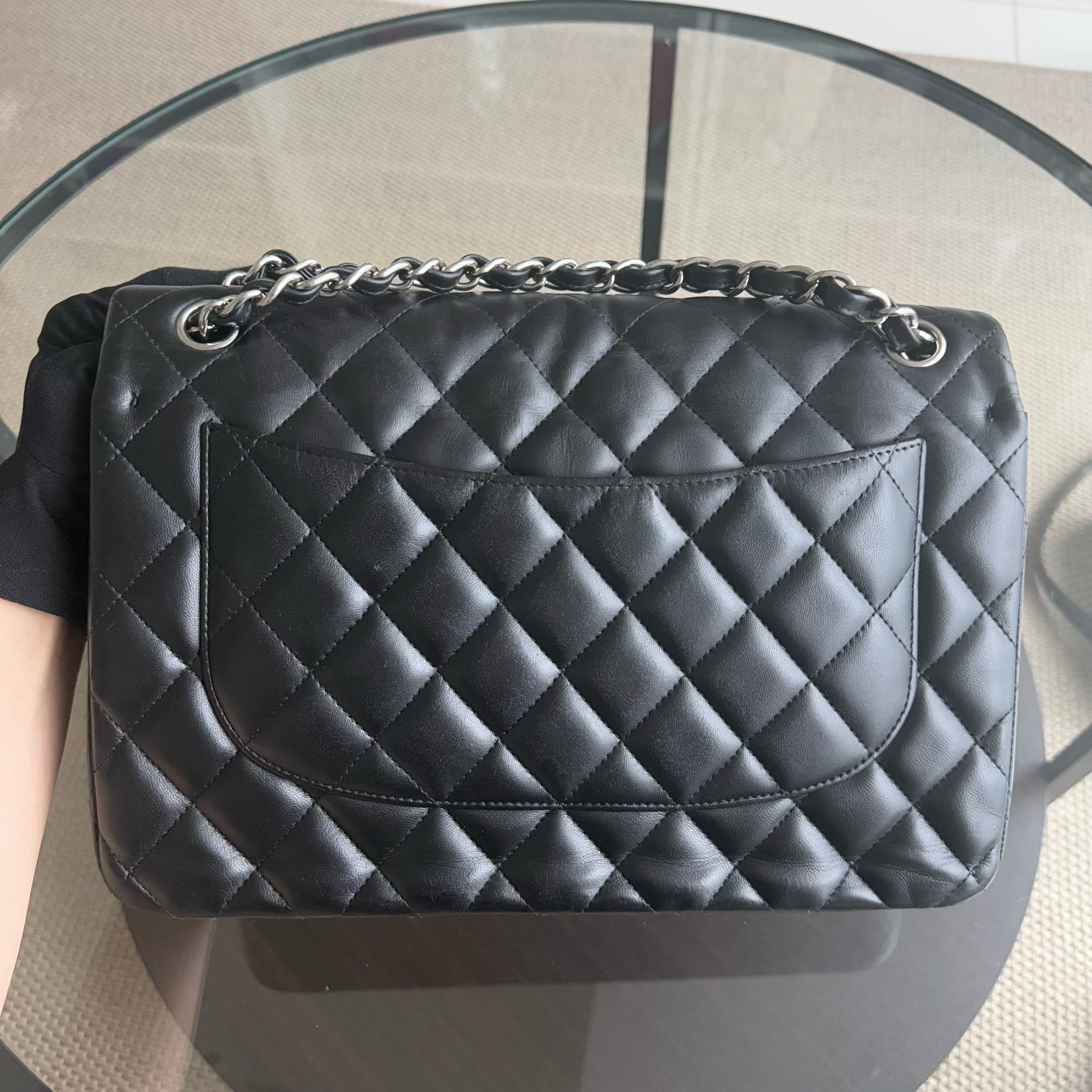 Chanel Classic Flap Jumbo - Double Flap 30CM Quilted Lambskin Series 14