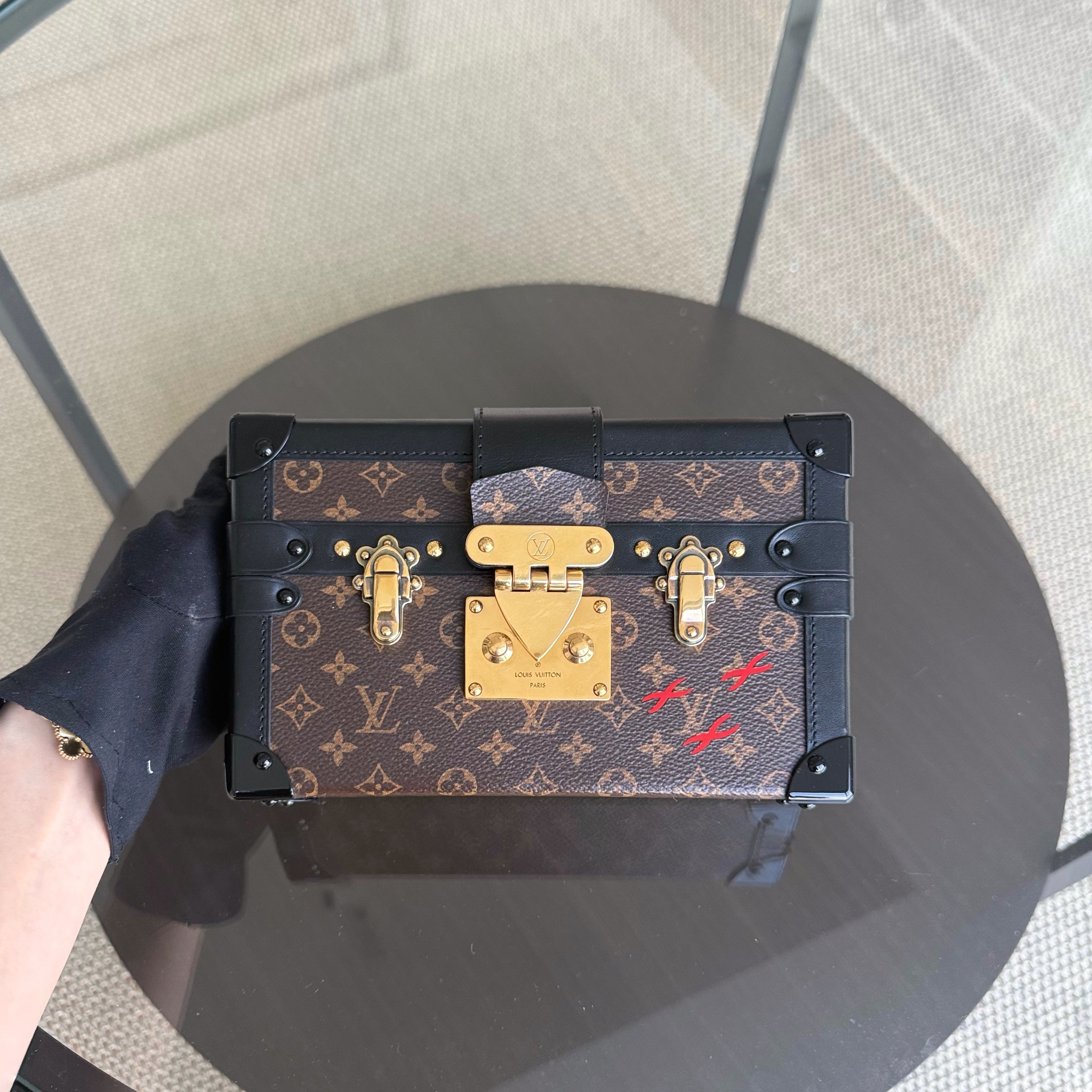 Louis Vuitton Petite Malle - Monogram Canvas New Version Crossbody Box Bag