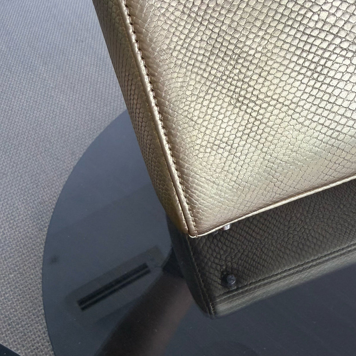 Dior Lady Mini - Exotic Lizard Gold Hardware
