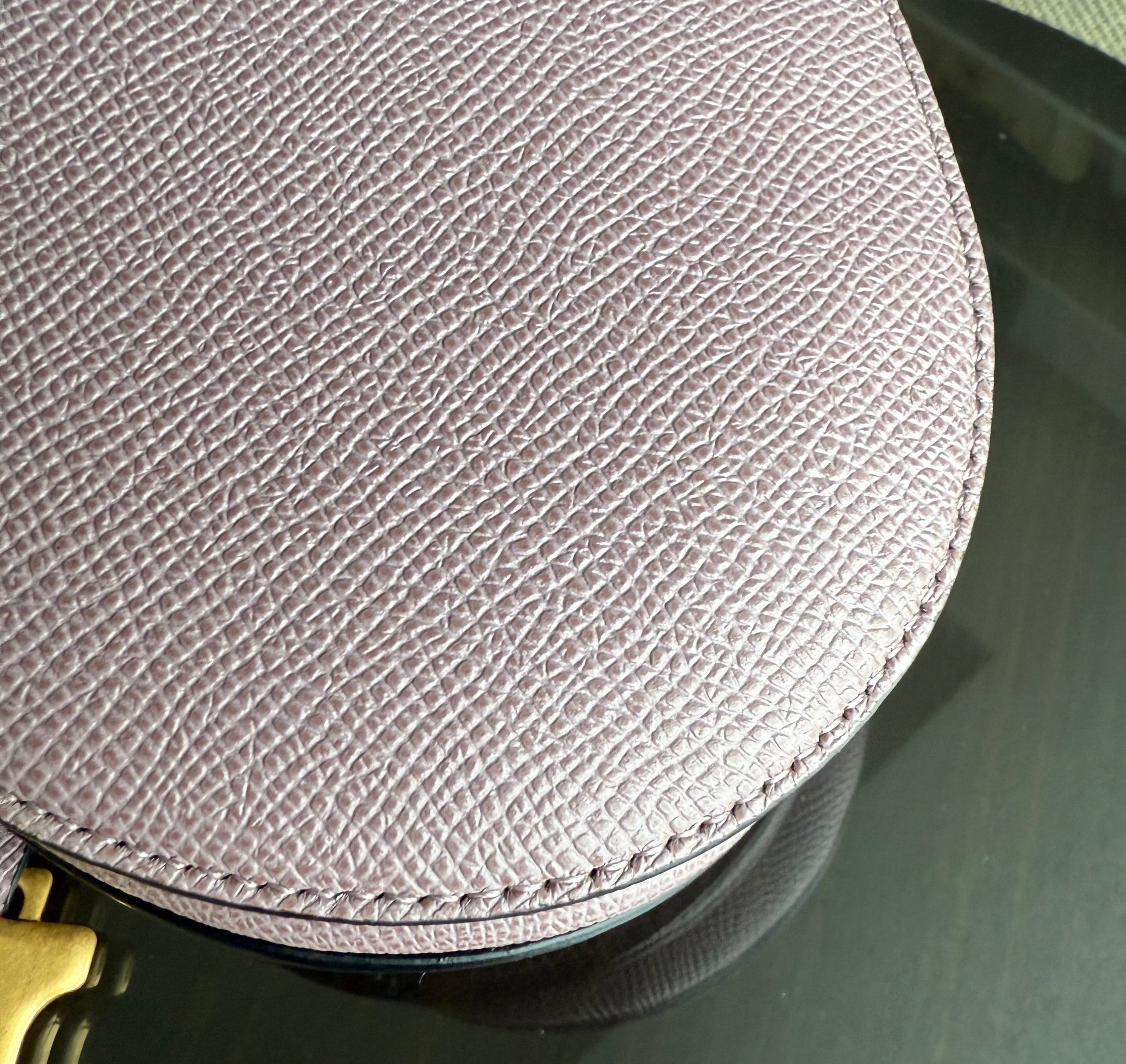 Dior Saddle Small - Grained Calfskin Adjustable Starp Nude Pink Gold Hardware