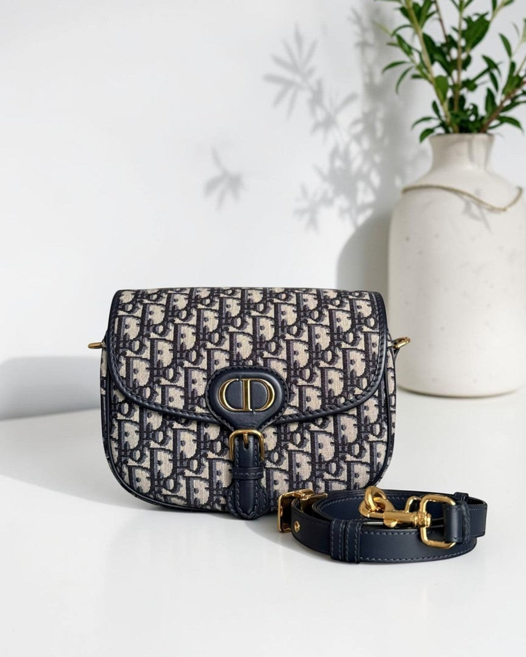 Dior Bobby Medium - 22cm Monogram Gold Hardware