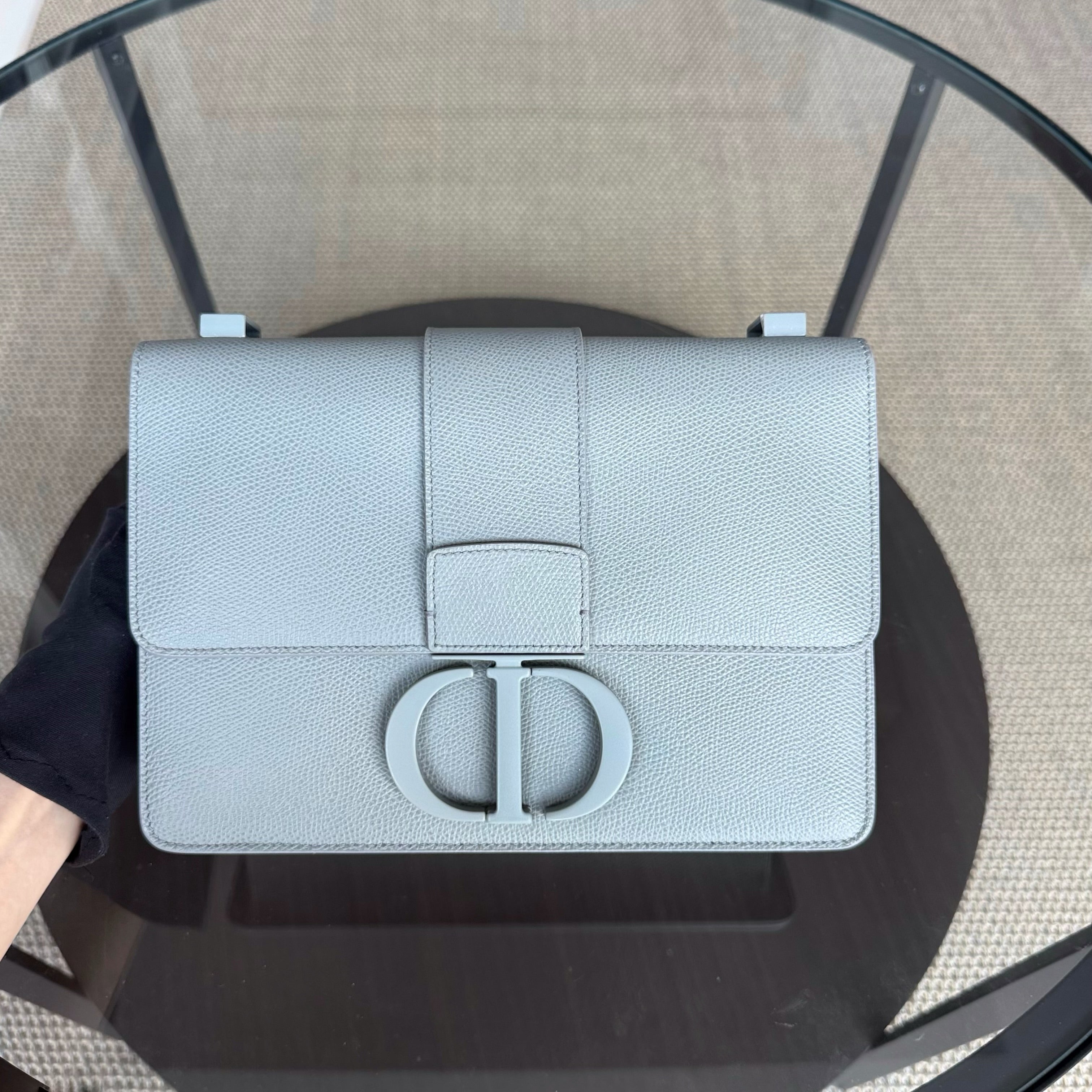 Dior 30 Montaigne - Caviar Gray So Gray Hardware