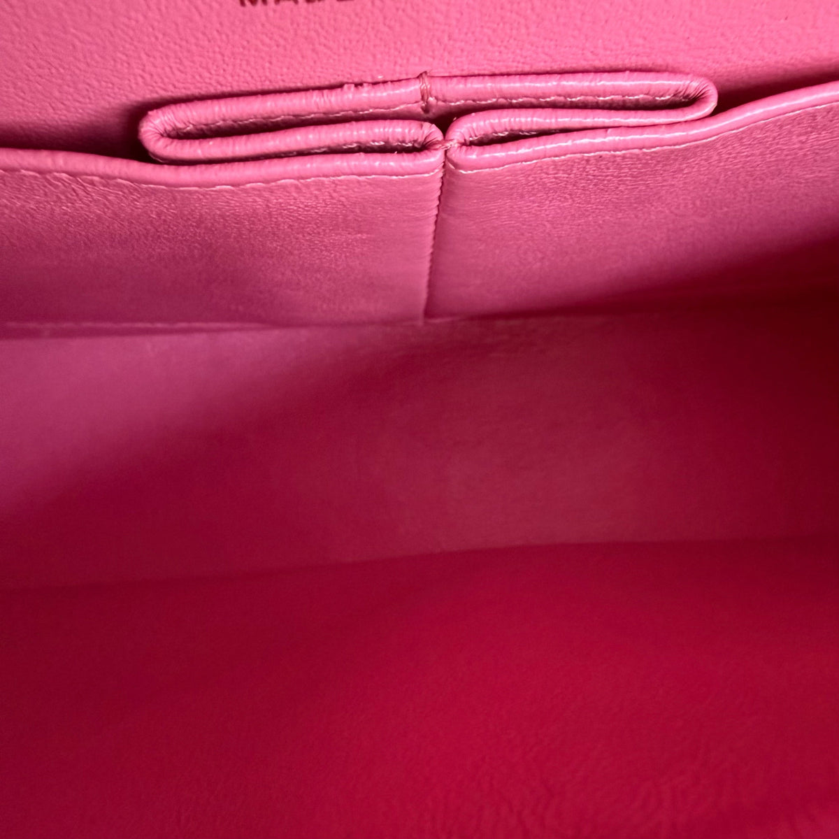 Chanel Classic Flap Medium - 25CM Quilted Caviar Pink Gold Hardware Series 27