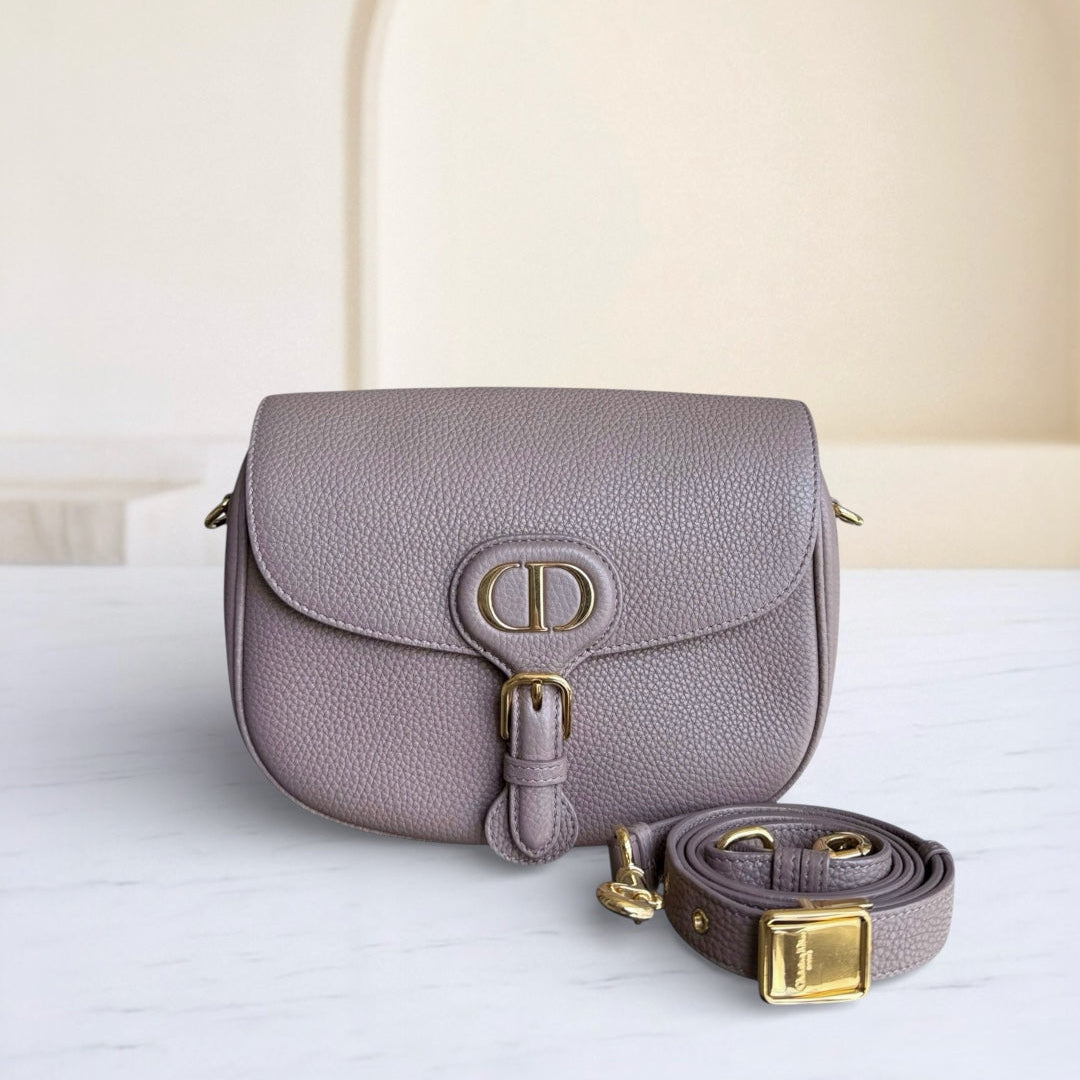 Dior Bobby Medium - Caviar Brown Gold Hardware