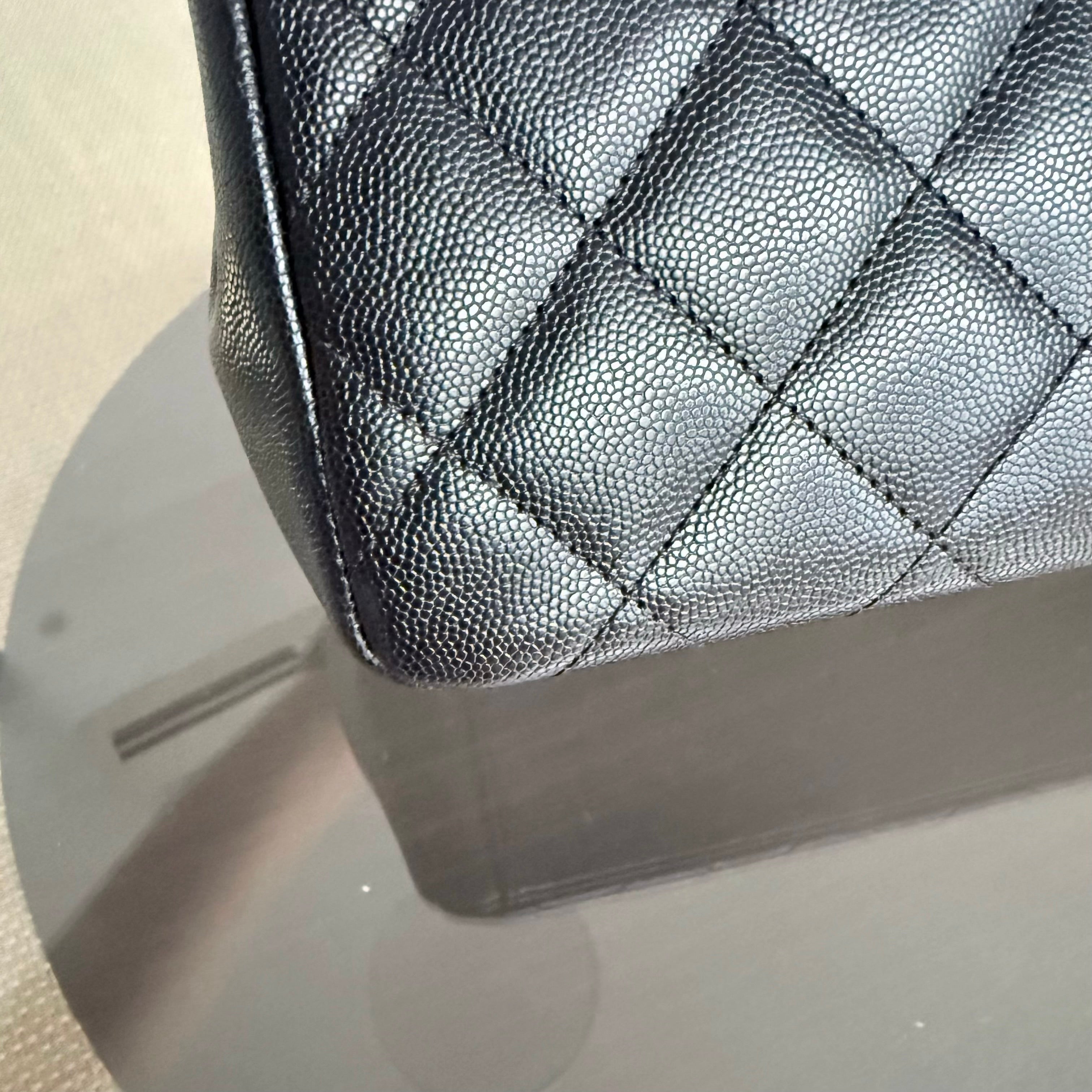 Chanel Business Affinity Large - 27CM Caviar Quilted Black Gold Hardware Series 23