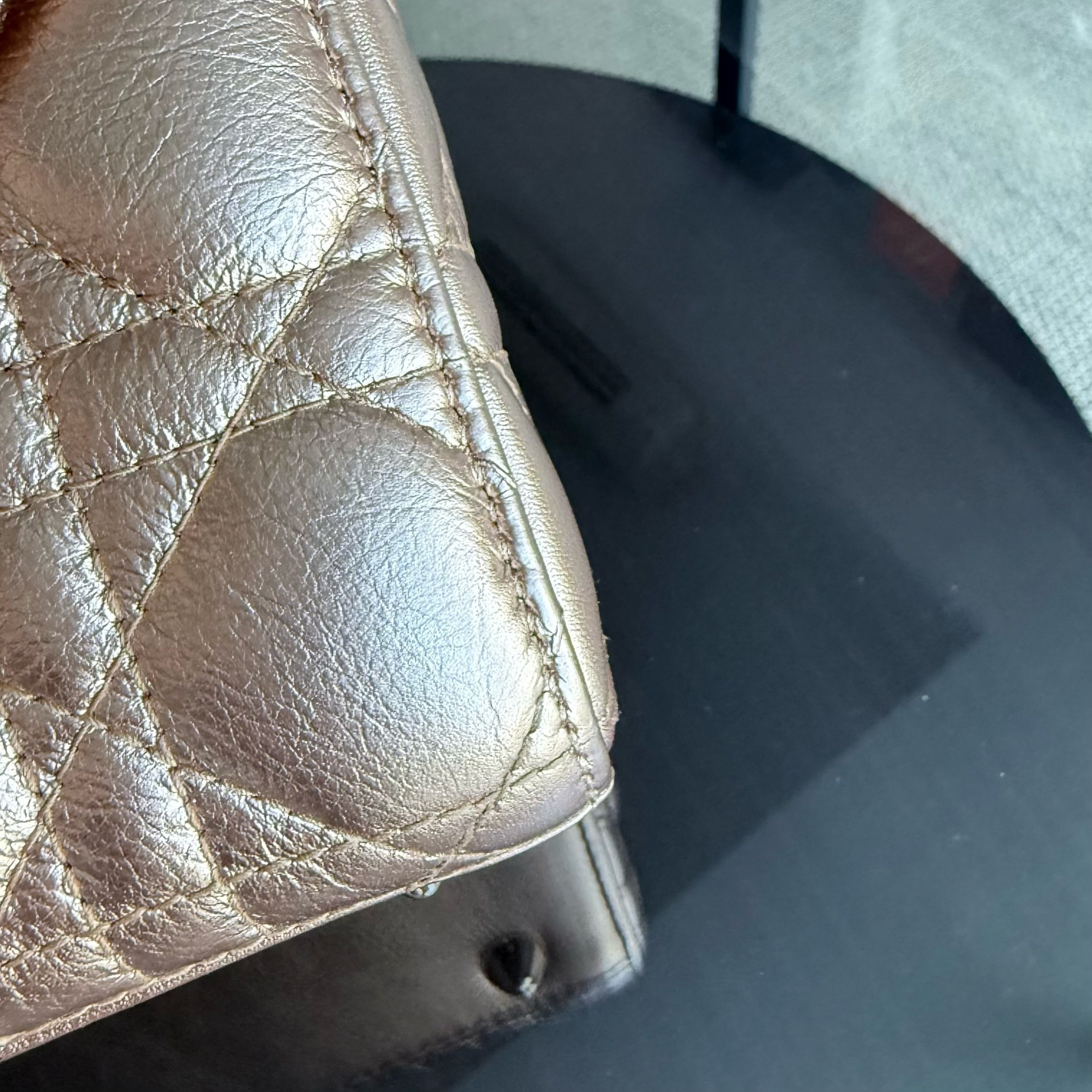 Dior Lady Small Flap ABC - Cannage Calfskin Gold Metallic Gold Hardware MyABC