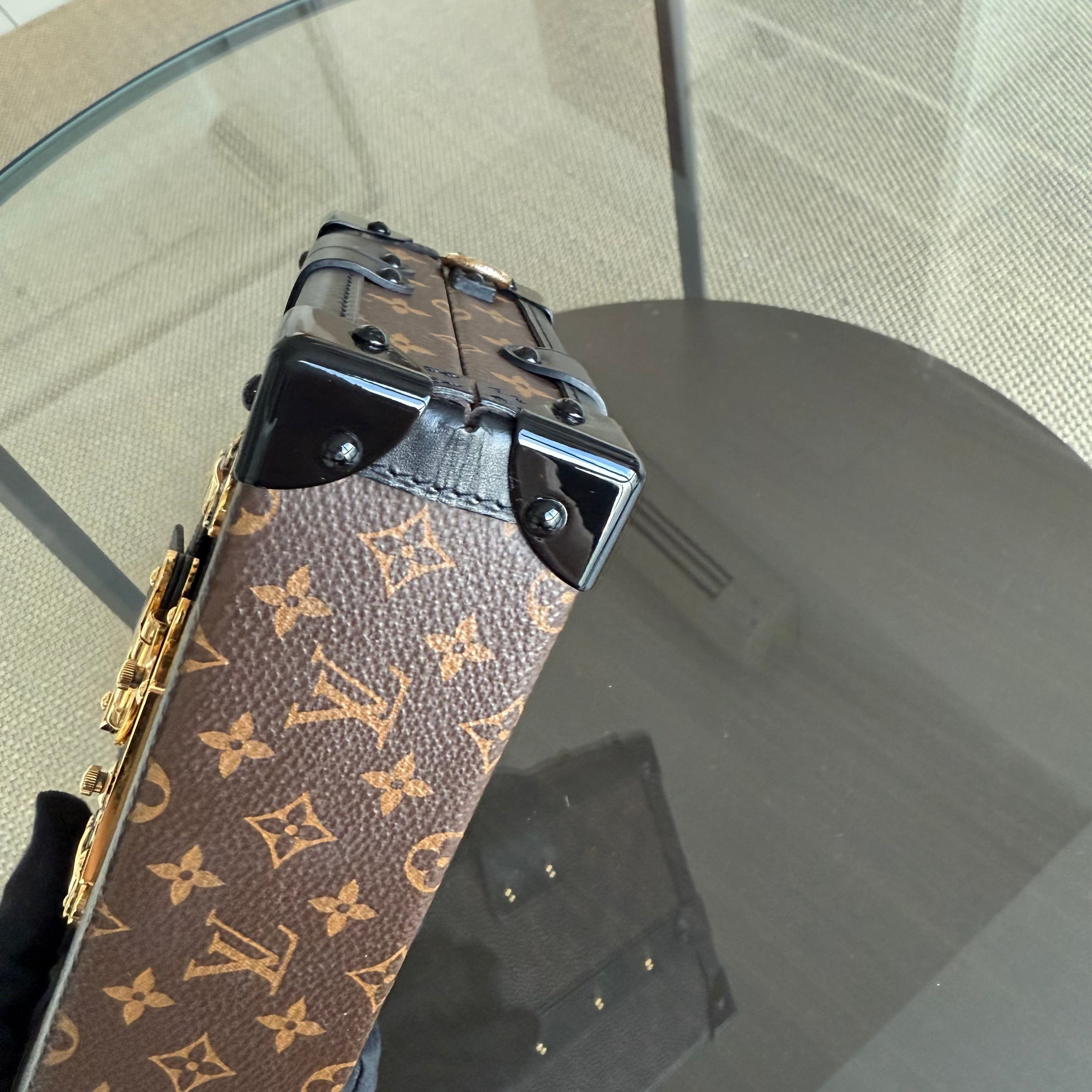 Louis Vuitton Petite Malle - Monogram Canvas New Version Crossbody Box Bag