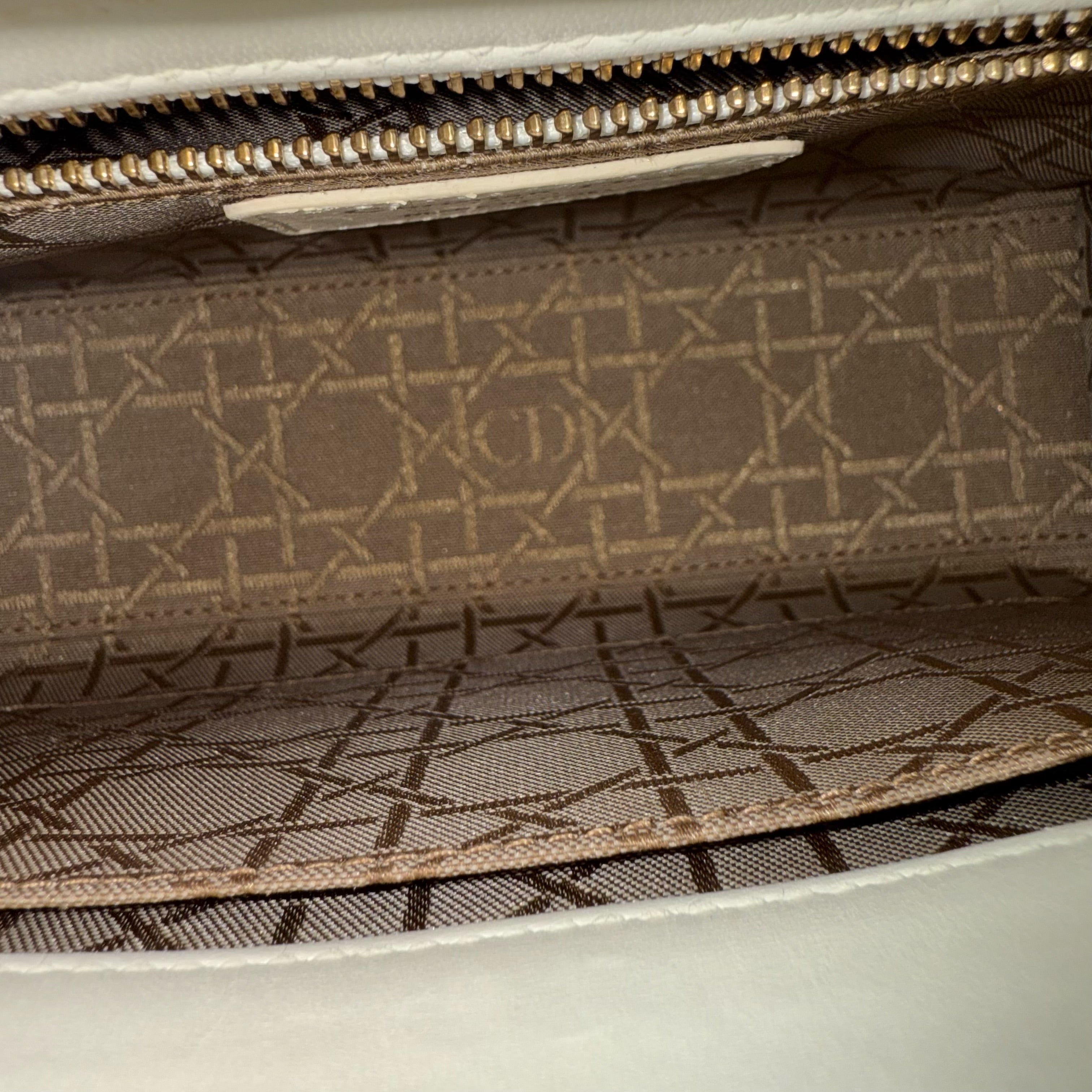 Dior MyABC Lady Small - Cannage Lambskin White Gold Hardware