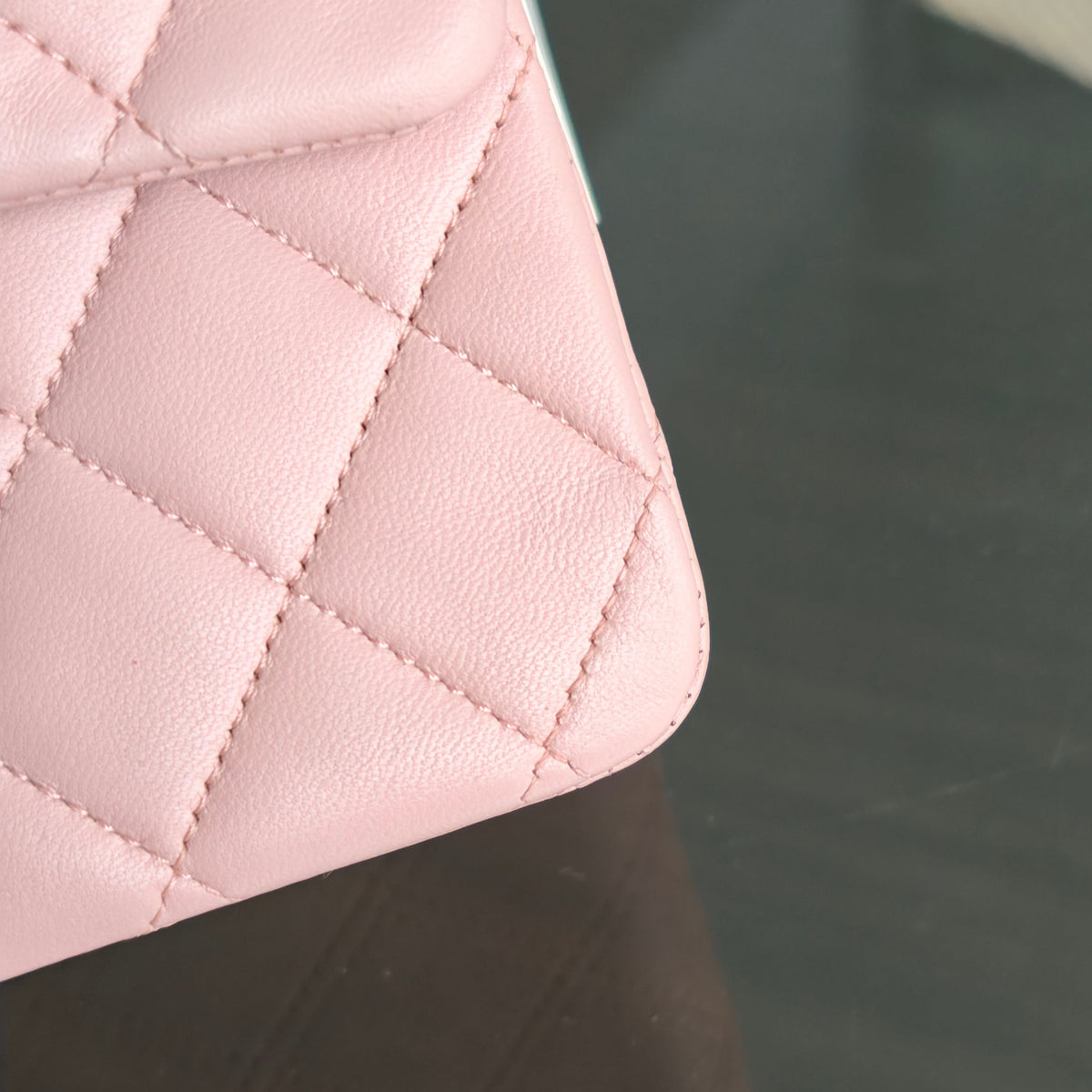 Chanel Classic Flap Medium - 25CM Quilted Lambskin Light Sakura Pink Gold Hardware Series 20