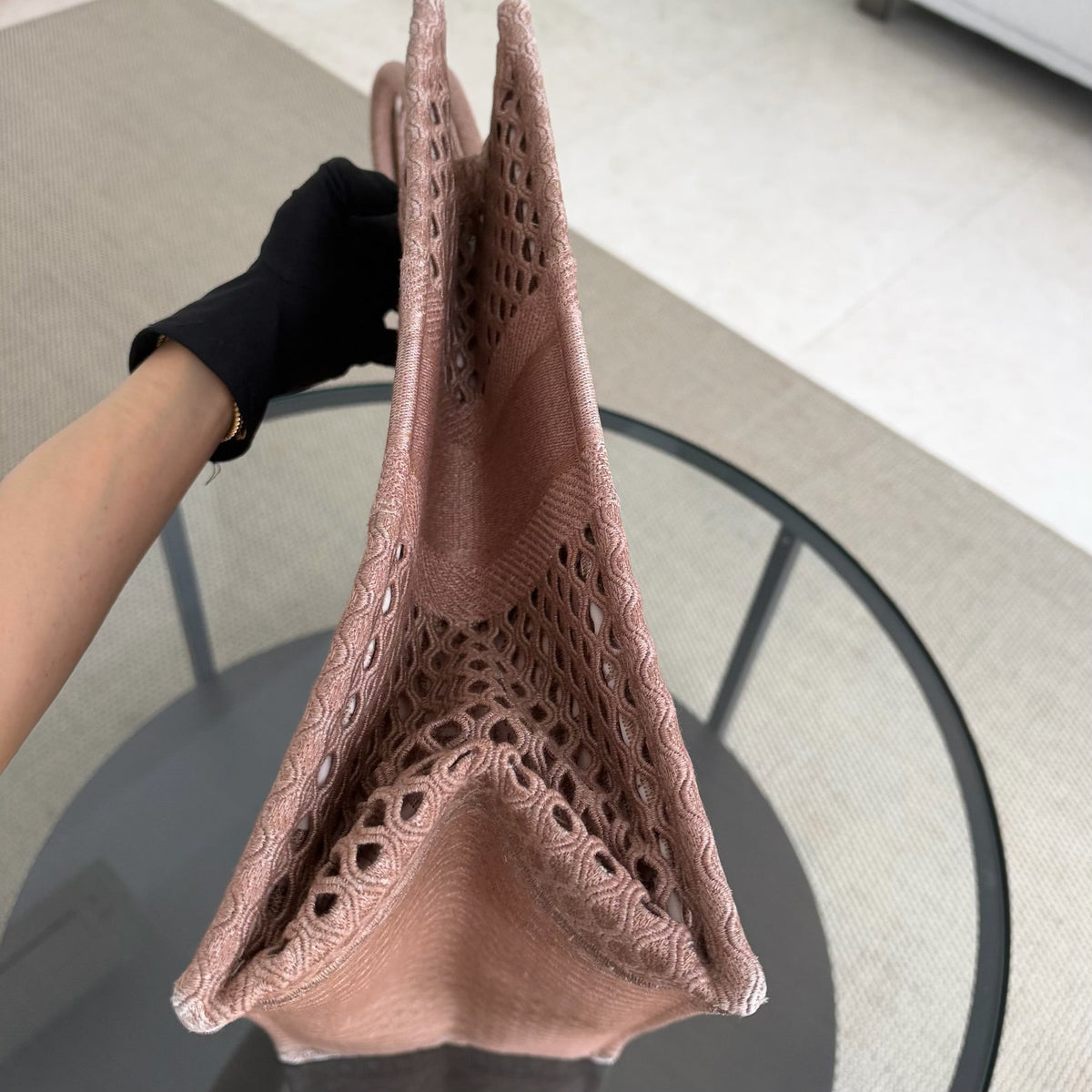 Dior Book Tote - Medium 36CM Blush