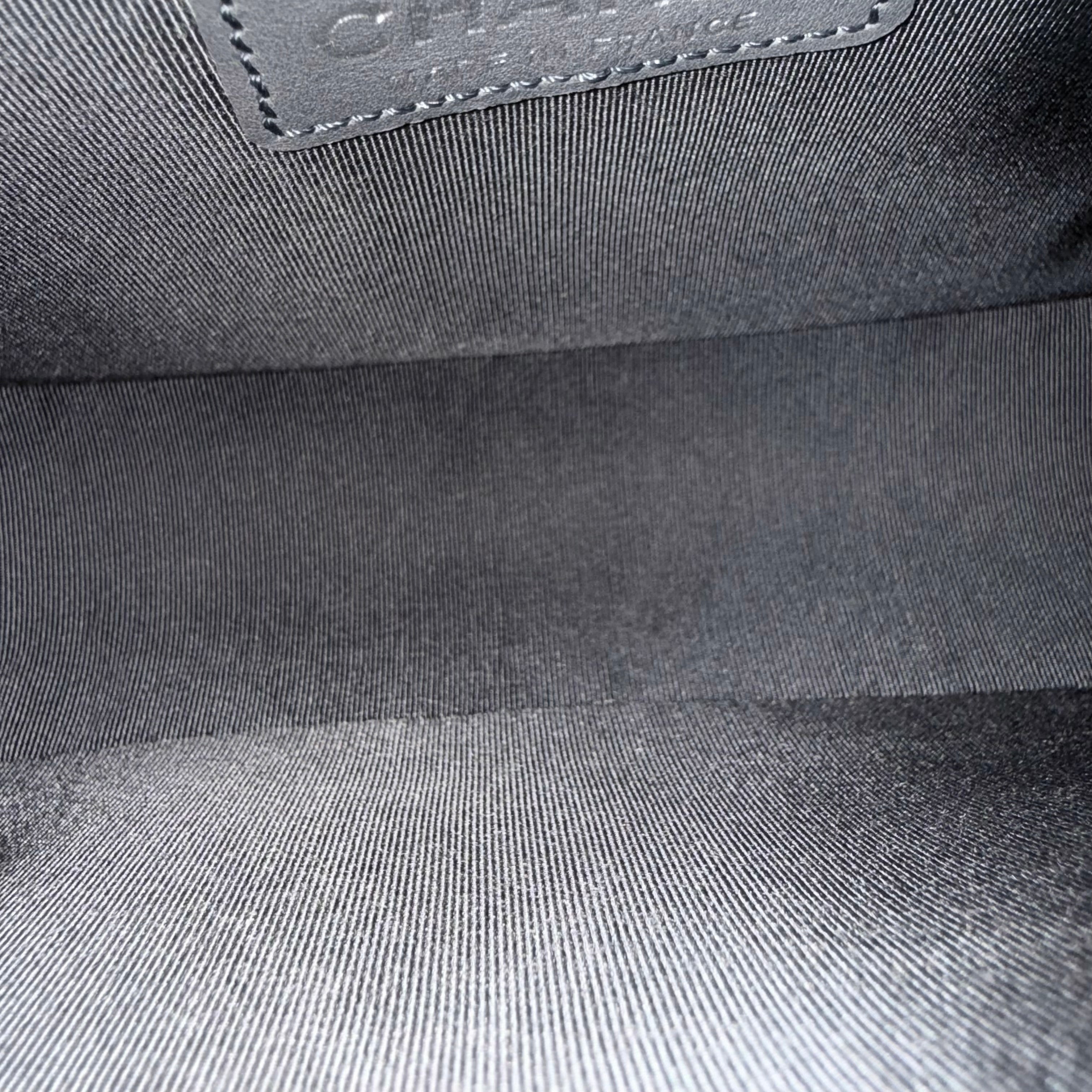 Chanel Boy Medium - 25CM Quilted Limited Edition Paris-Dallas Metal Edge Grained Calfskin Gray Silver Hardware Series 19