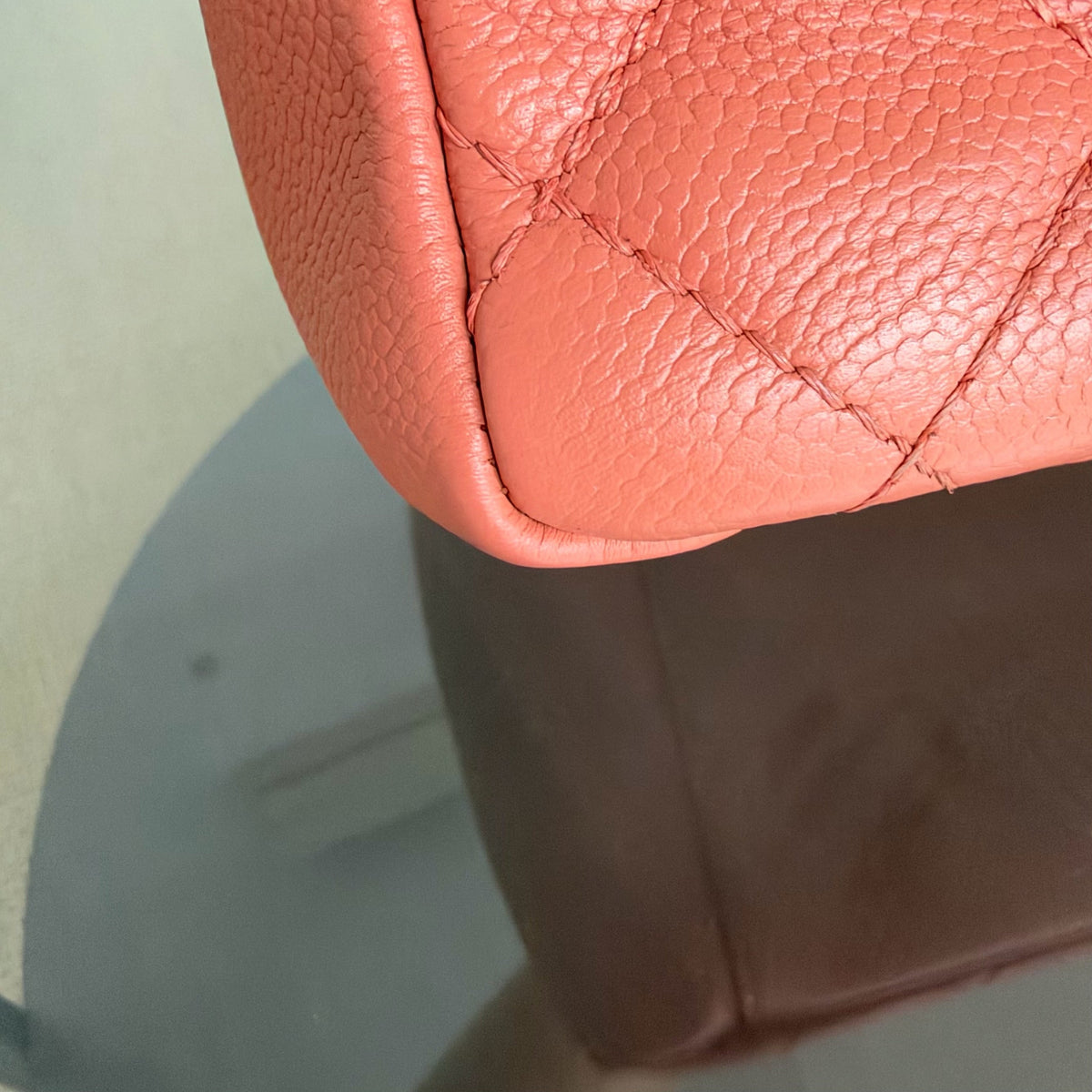 Chanel GST Grand Shopping Tote - Caviar Quilted Blush Silver Hardware Series 12