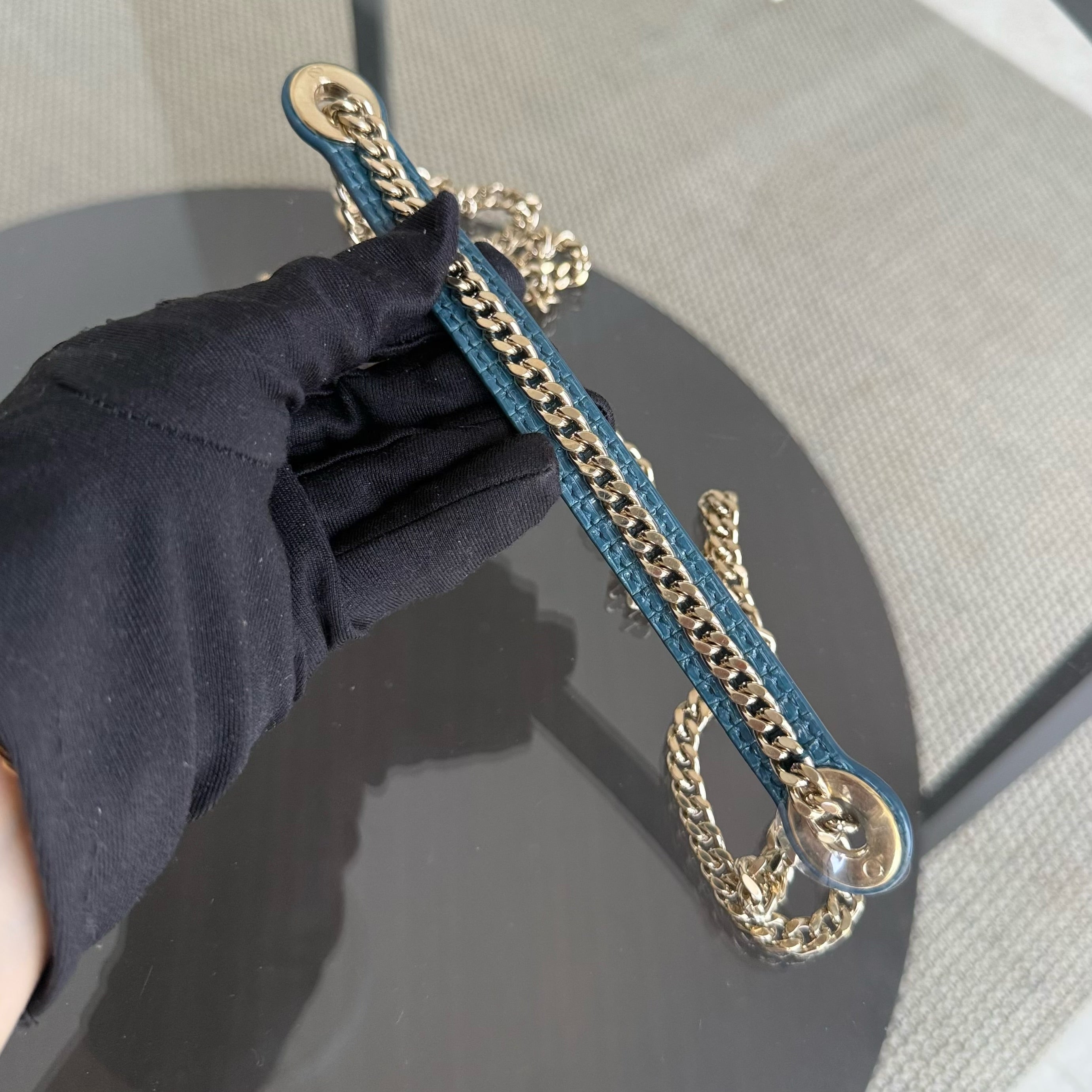 Dior Lady Mini - Exotic Lizard Gold Hardware