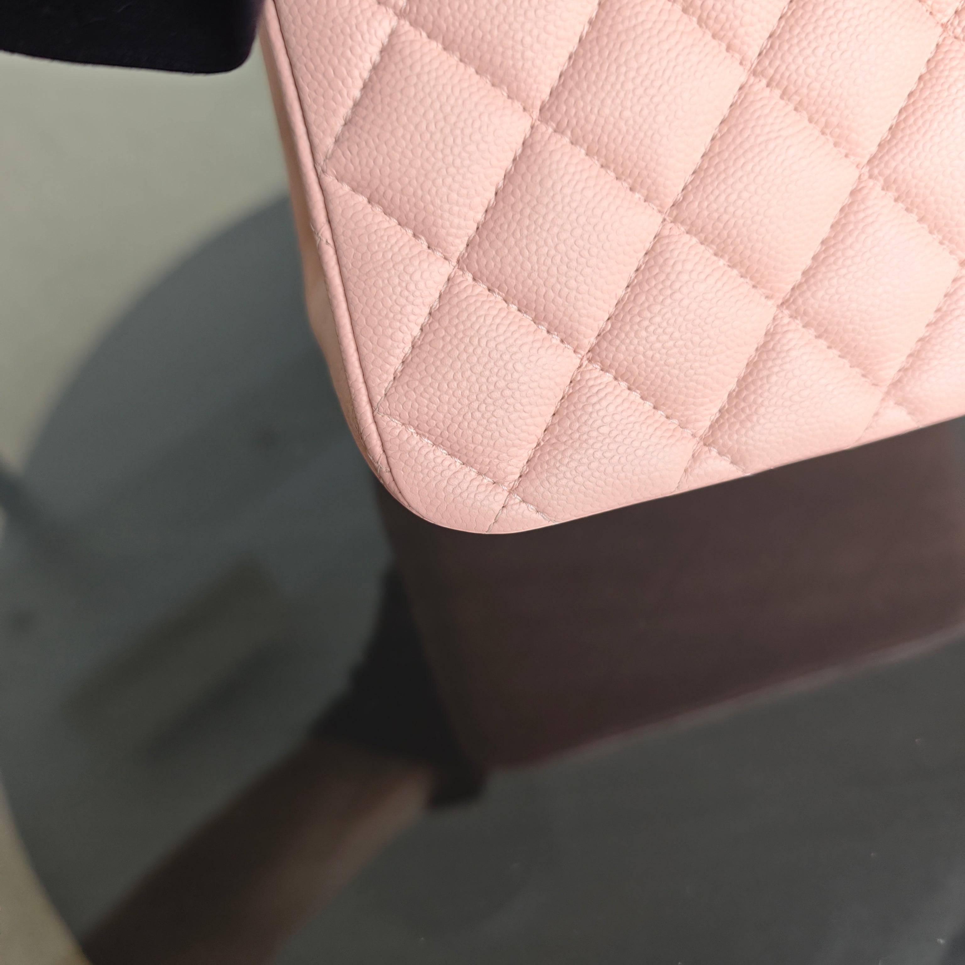 Chanel Bucket Bag - 16CM in the Light Pink Caviar LGHW Microchip