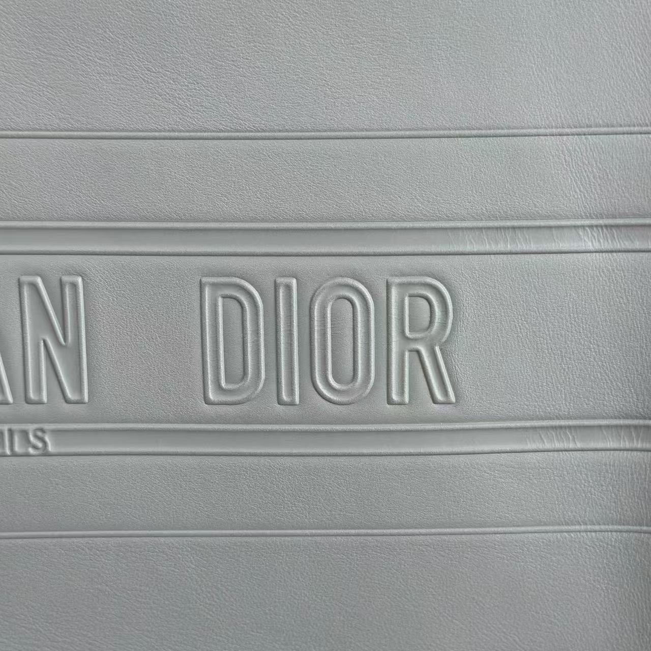 Dior Book Tote - 36CM Medium Smooth Calfskin Grey Gray Top Handle Bag