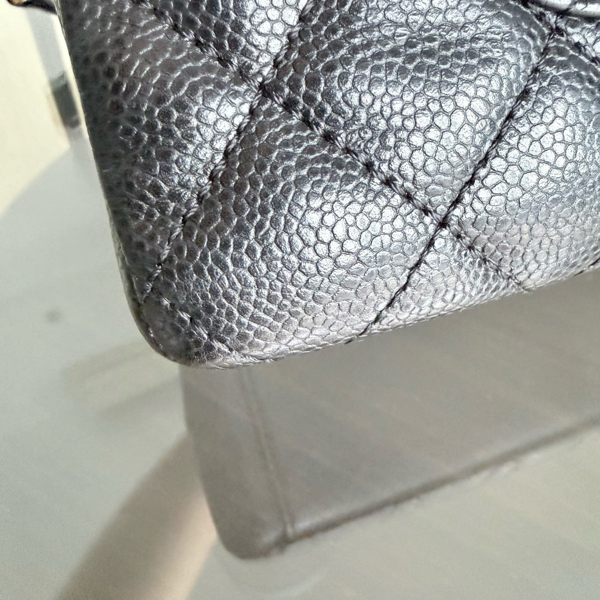 Chanel PST Petite Shopping Tote - Caviar Quilted Grained Calfskin Black Gold Hardware Series 13