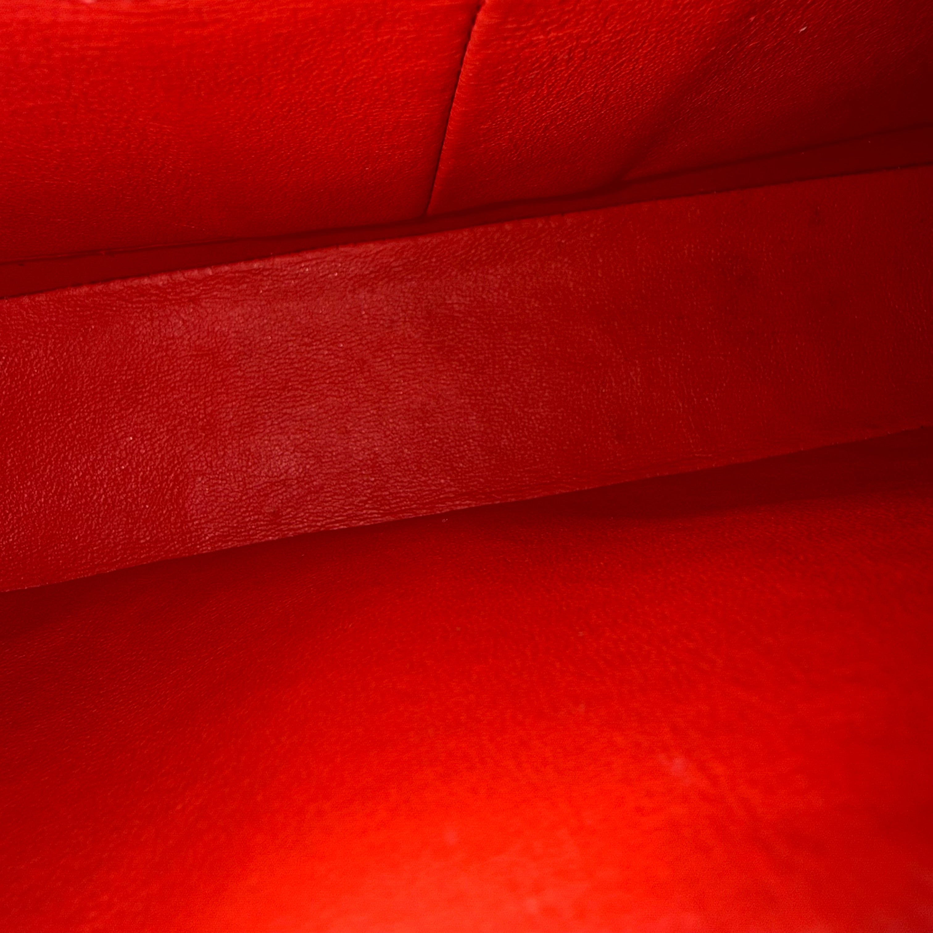 Chanel Classic Flap Medium - Quilted Lambskin 25CM Red Gold Hardware Series 27