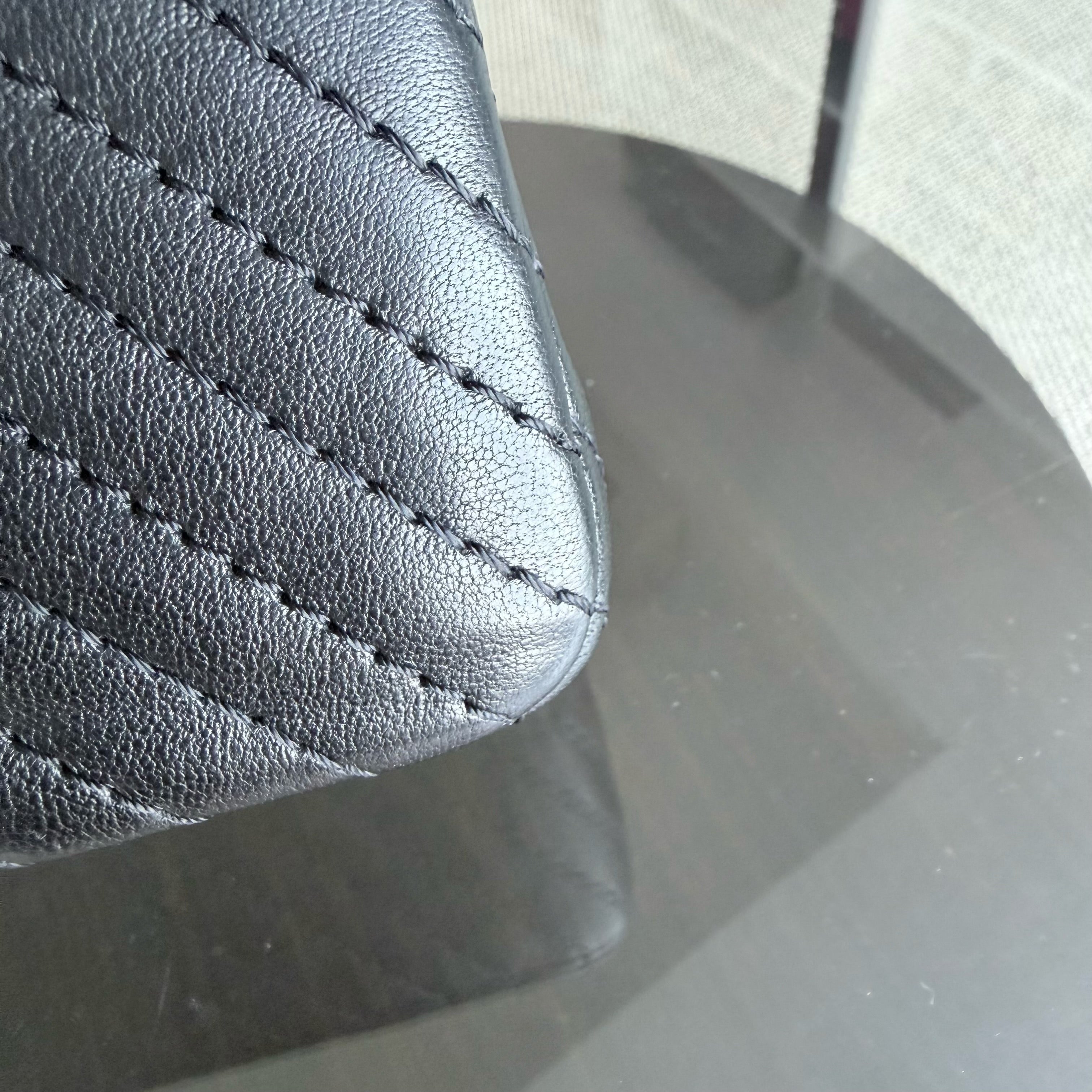 Chanel 2.55 Reissue 226 - 28CM Chevron Aged Calfskin Black Gold Hardware Series 23