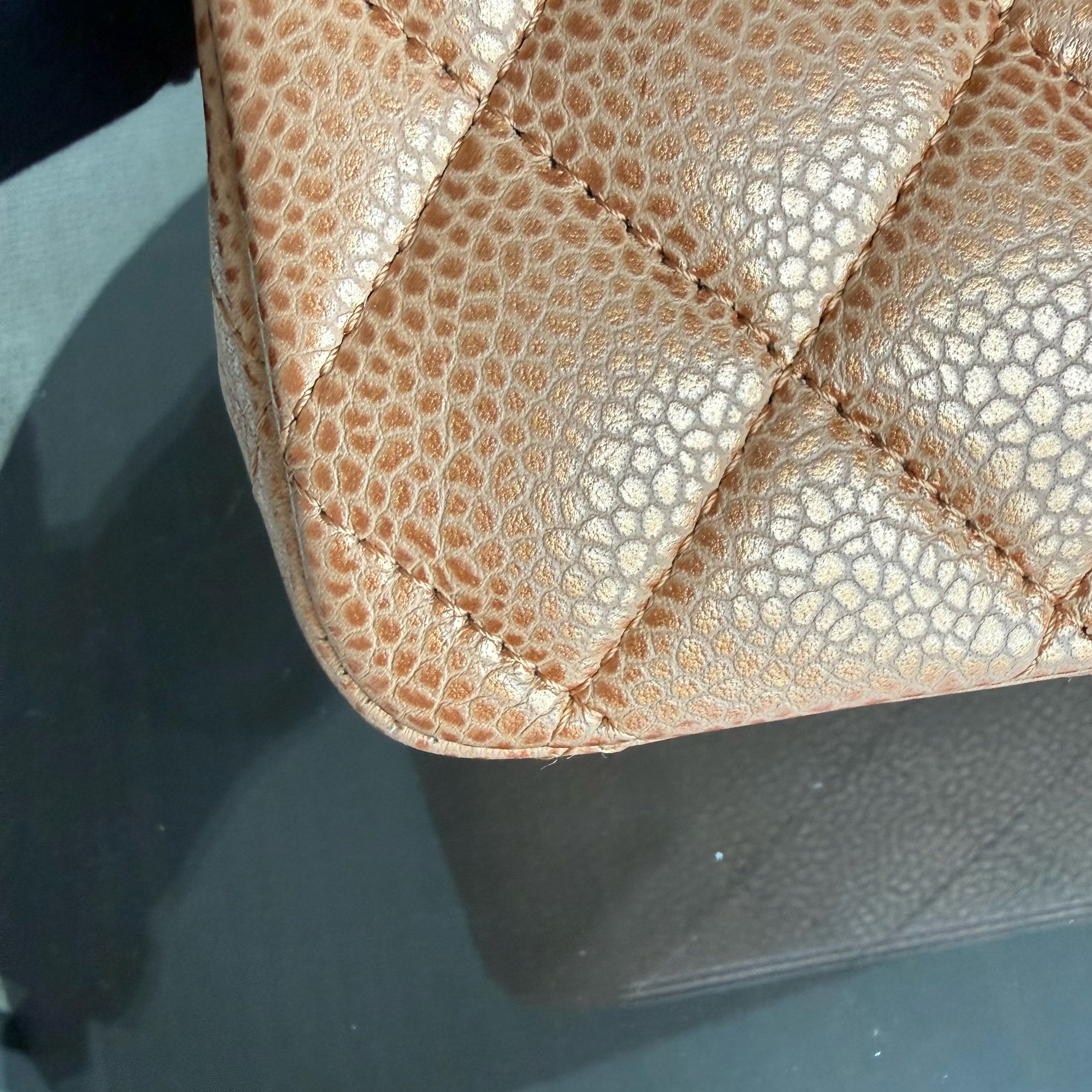 Chanel Classic Flap Medium - 25CM Quilted Caviar Gold Gold Hardware Series 14