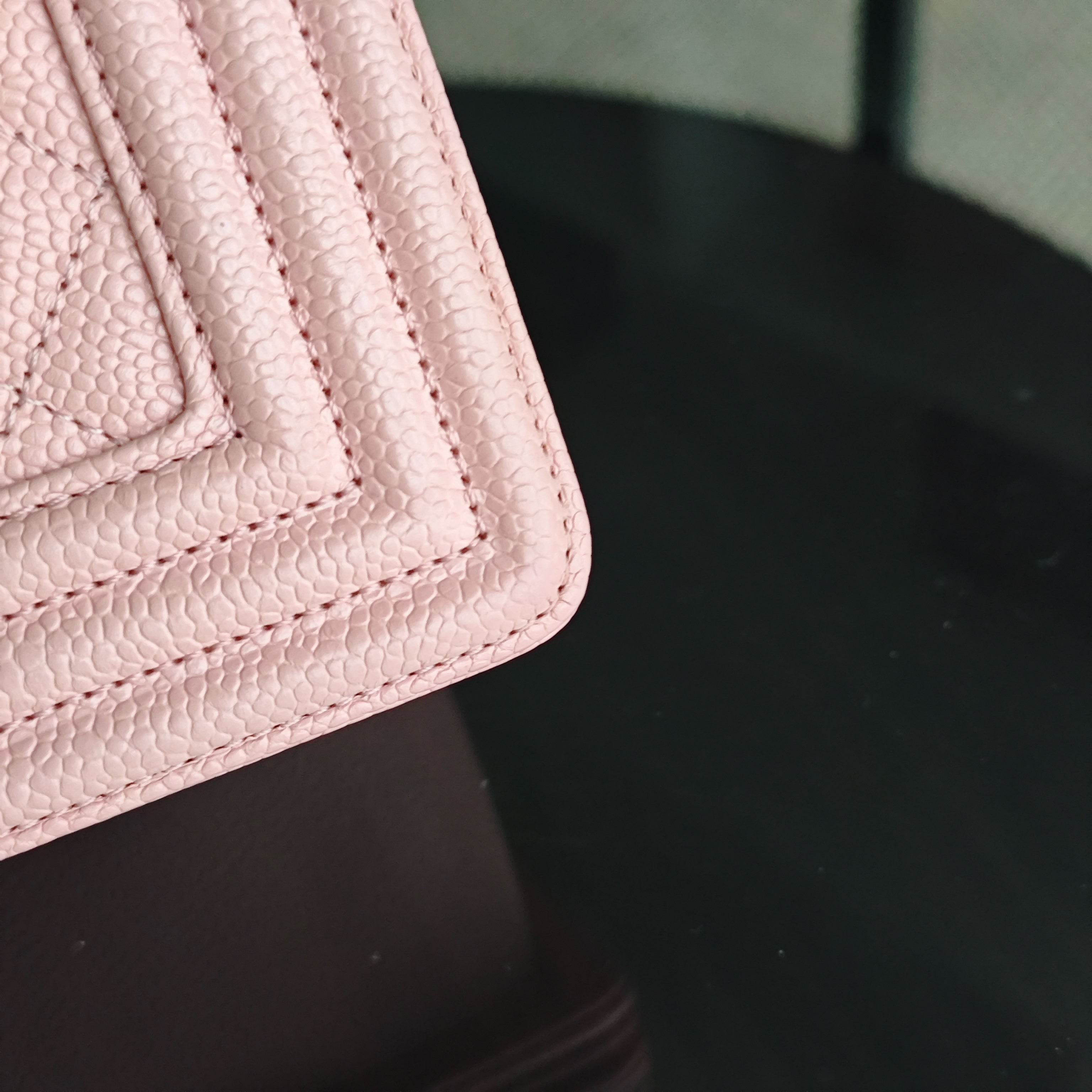 Chanel Boy Medium - Caviar 25CM Quilted Light Pink Gold Hardware Series 29