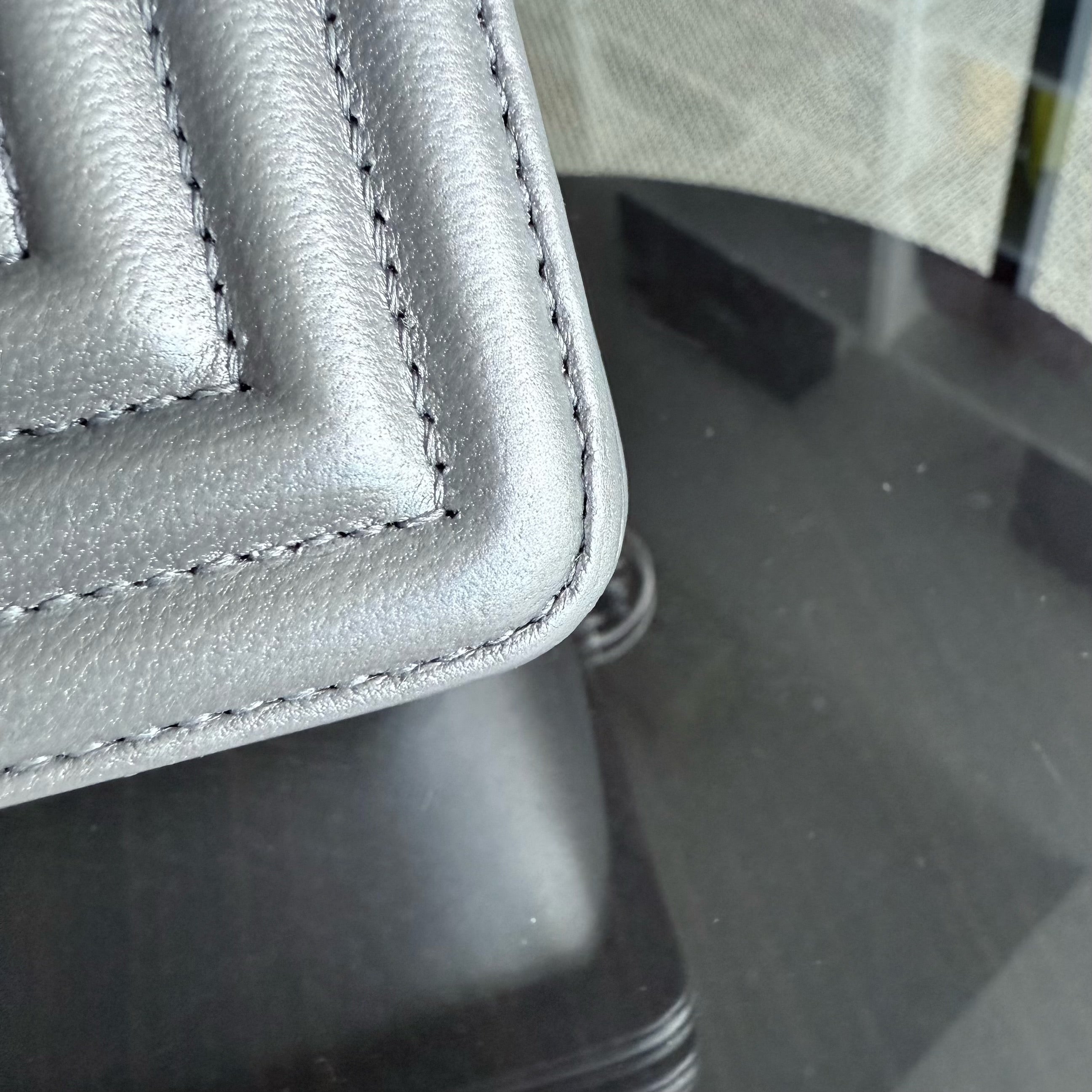 Chanel Boy Small - Stingray Pink Ruthenium Silver Hardware Series 20