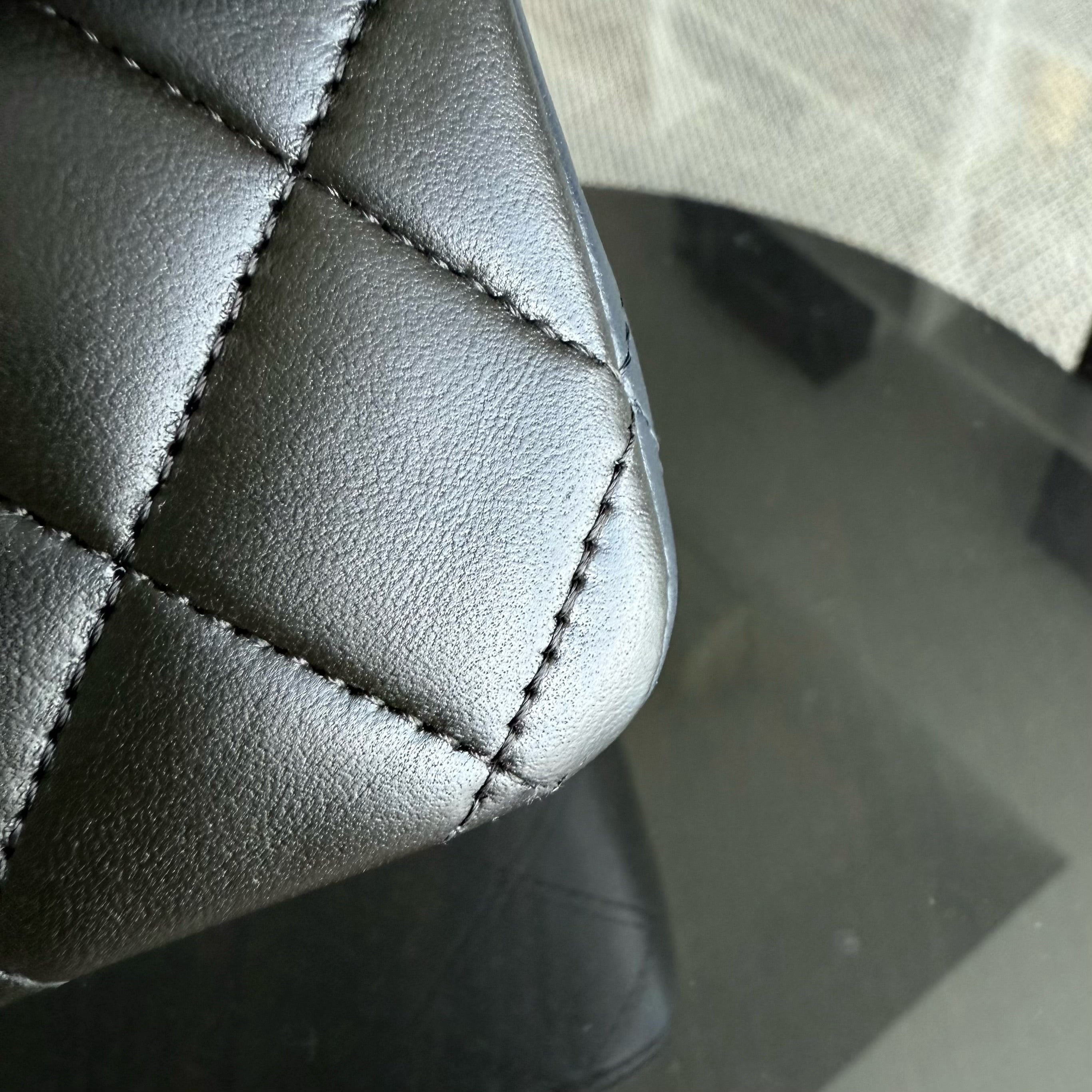 Chanel Classic Flap Medium - 25CM Quilted Lambskin Tri-Colo Silver Hardware Series 18