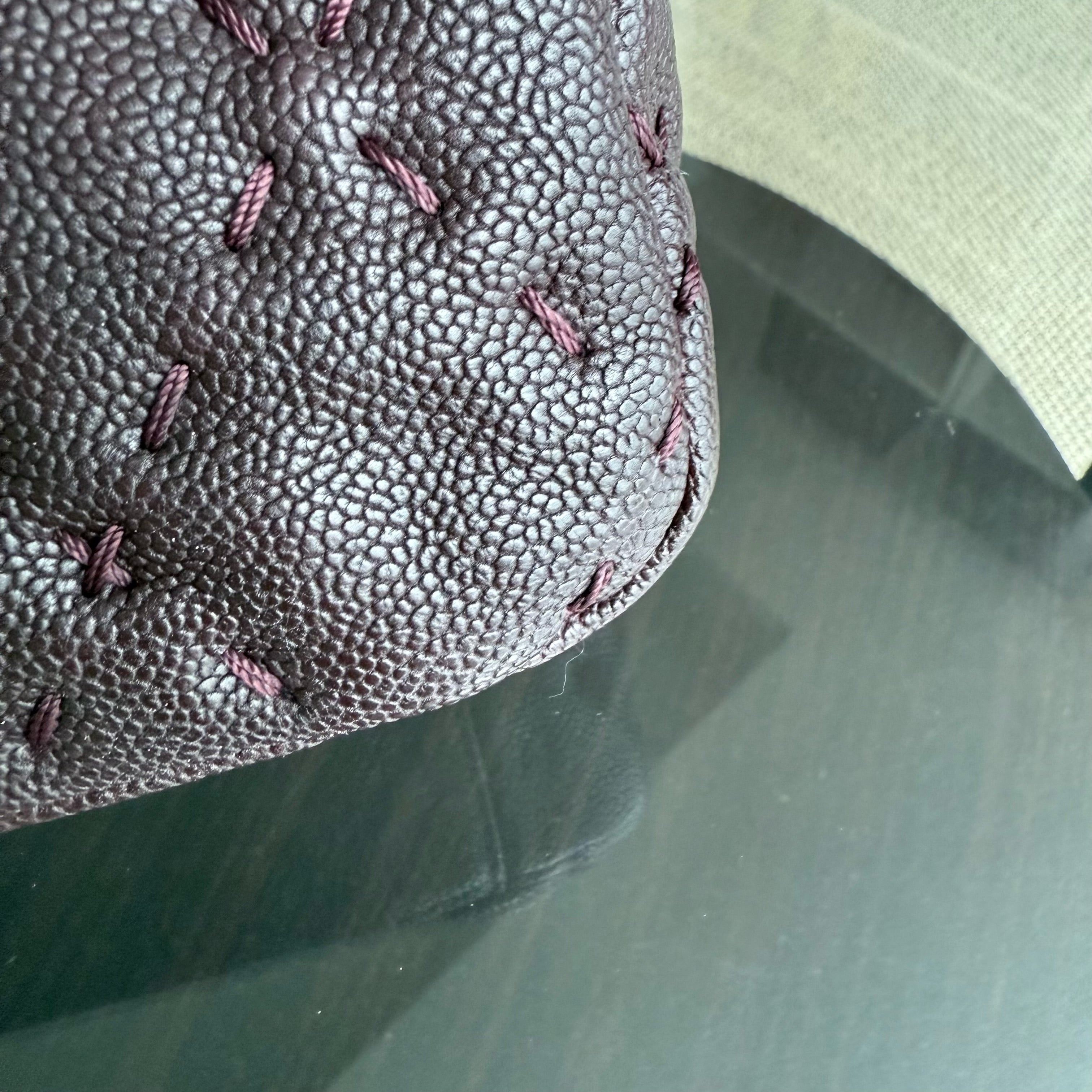 Chanel Seasonal Flap Wild Stitches - Caviar Quilted Grained Calfskin Dark Brown Gold Hardware Series 15