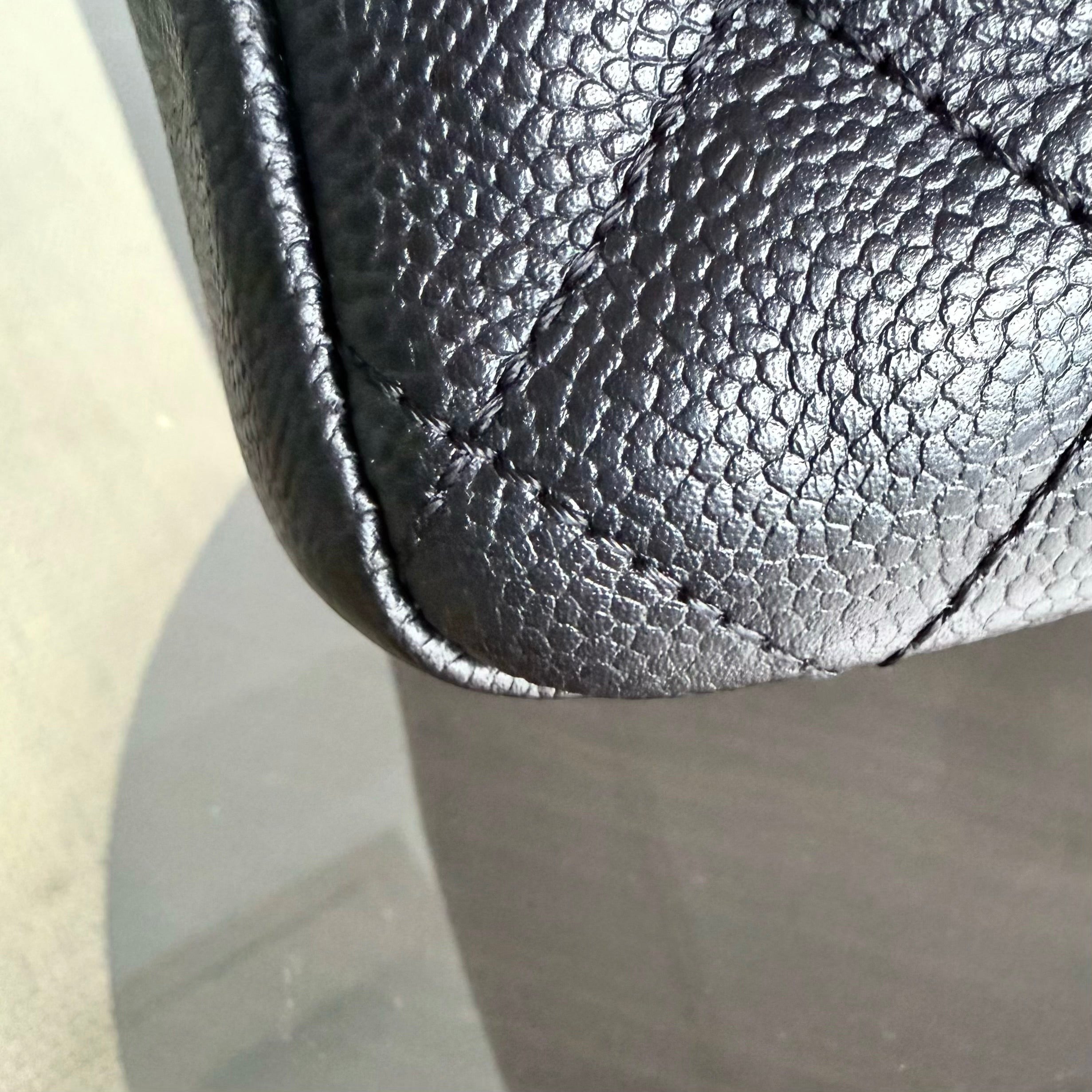 Chanel GST Grand Shopping Tote - Caviar Quilted Black Gold Hardware Series 17