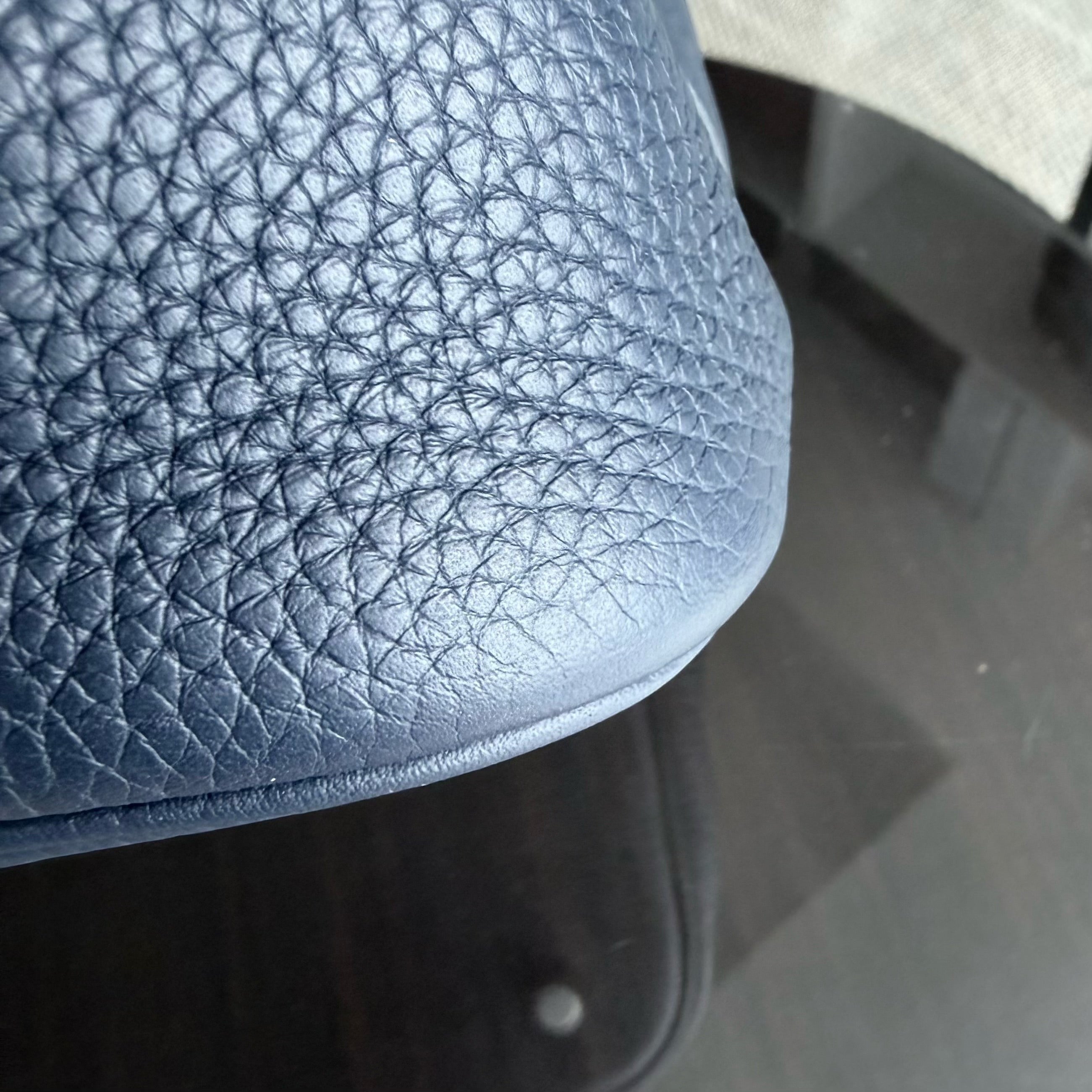Hermes Picotin 22 - Midnight Blue Clemence Leather Silver Hardware Stamp X