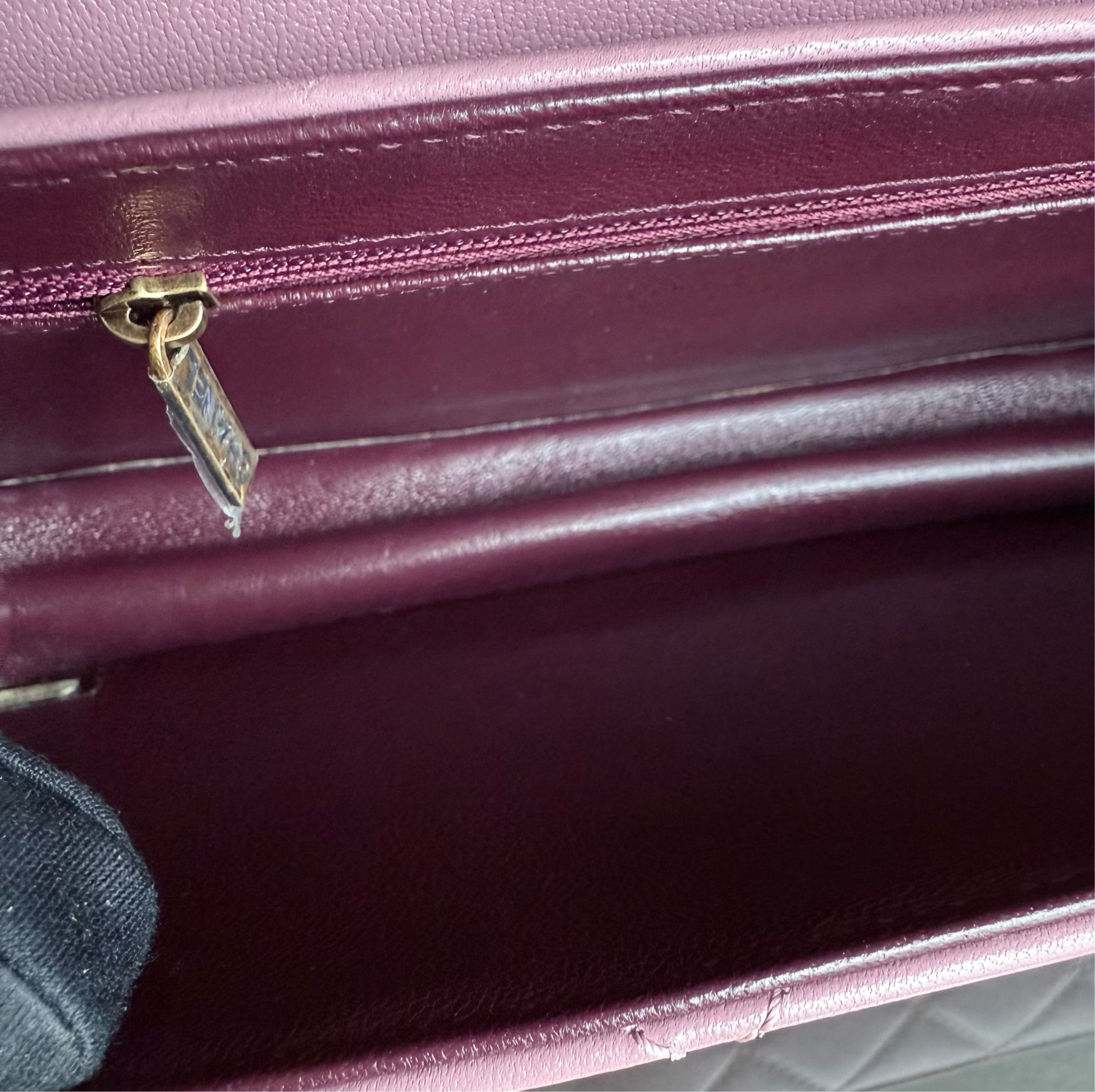 Chanel Beauty Lock Flap - 28CM Quilted Sheetskin  Pink Gold Hardware Series 22