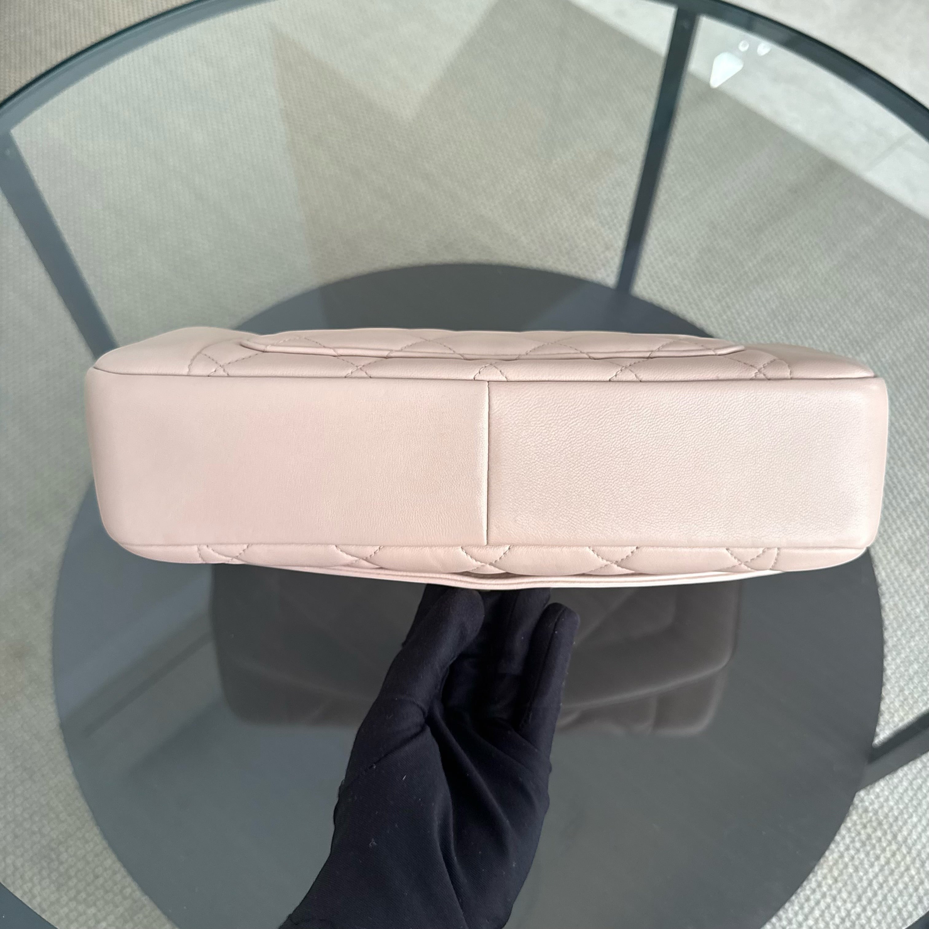 Chanel Diana Reissue - Quilted Lambskin 28CM Light Pink Gold Hardware Series 20