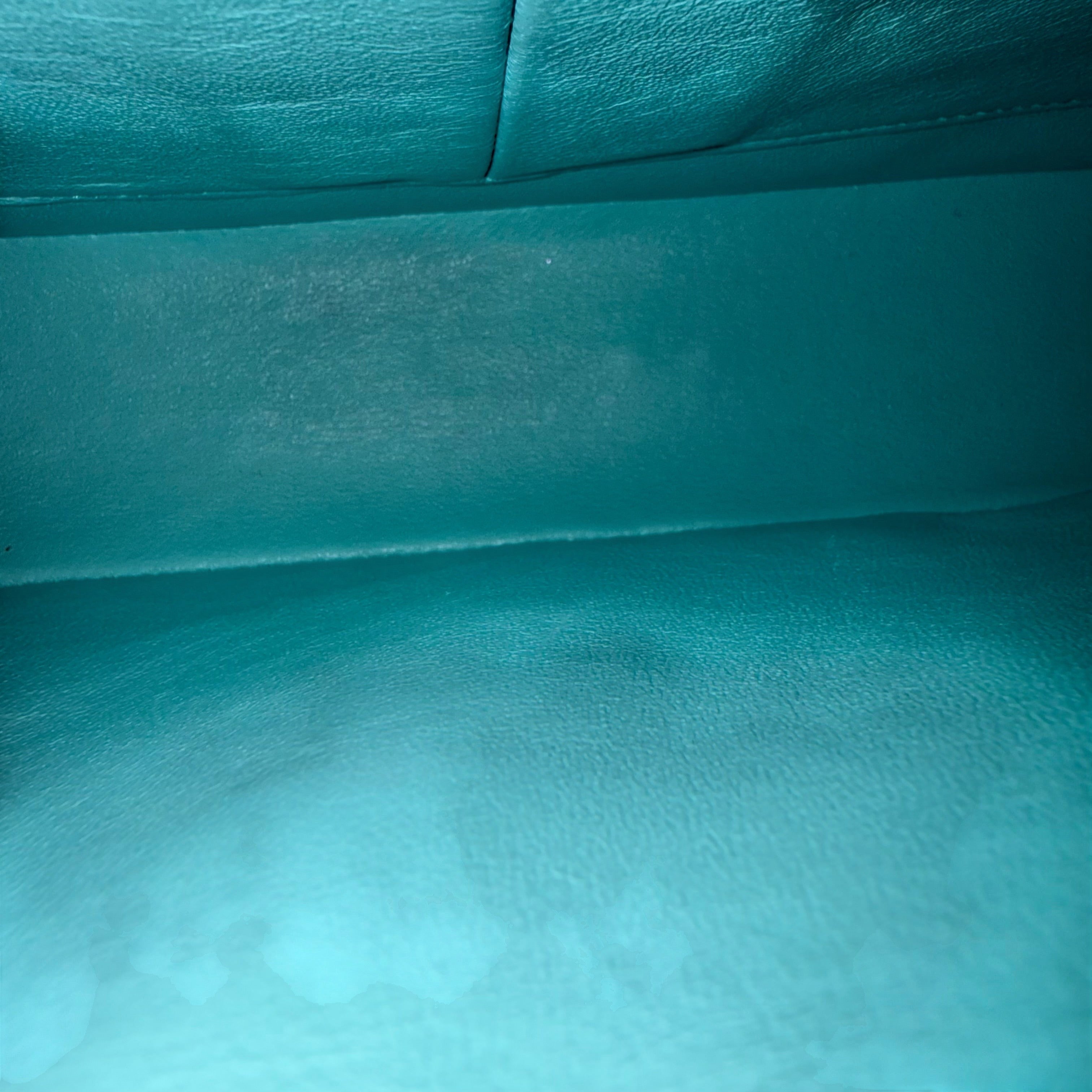 Chanel Classic Flap Medium - Caviar 25CM Quilted Tiffany Light Blue Gold Hardware