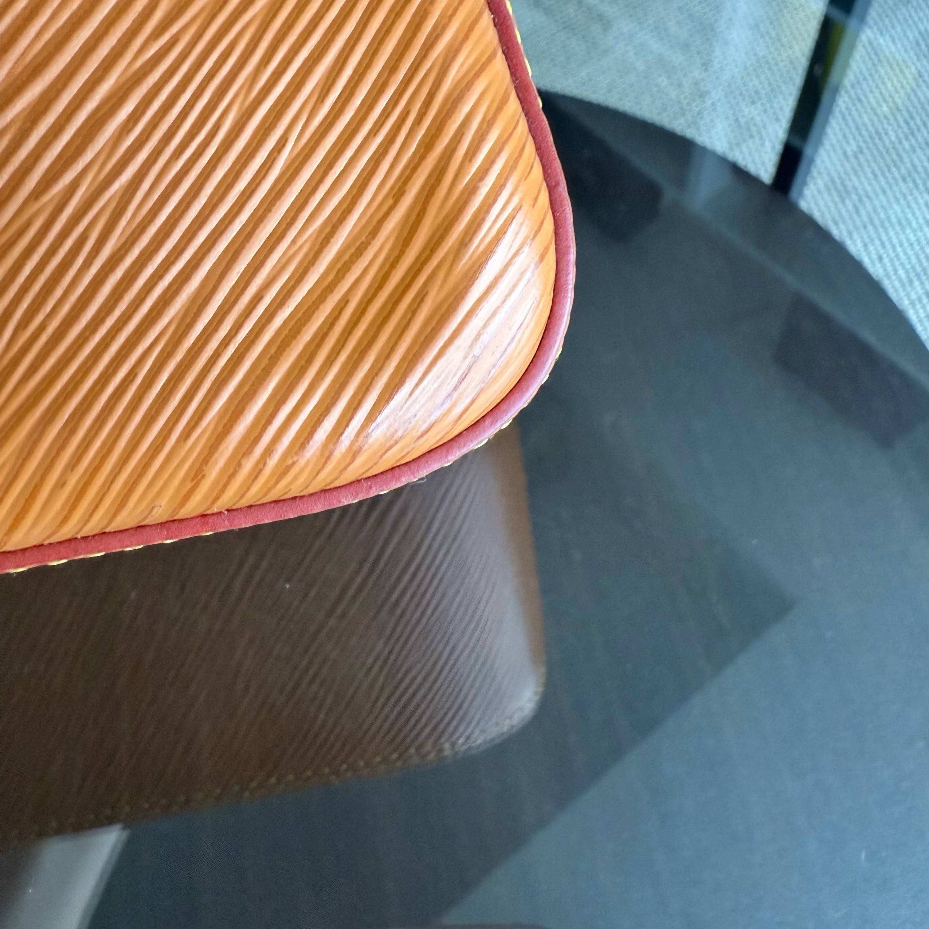 Louis Vuitton Marelle Gold Miel Epi Leather Monogram Pouch