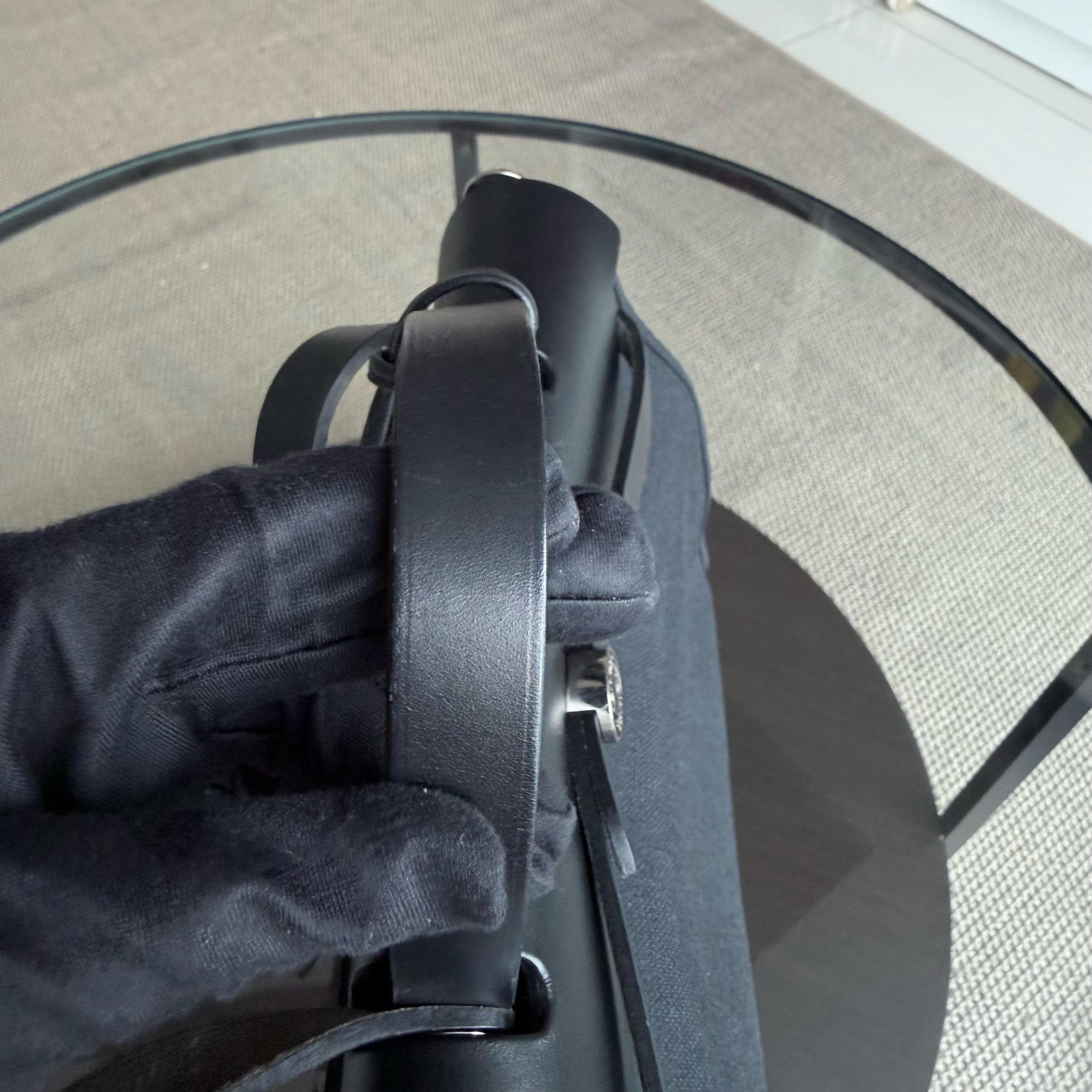 Hermes Herbag Zip 31 Laque Black PHW