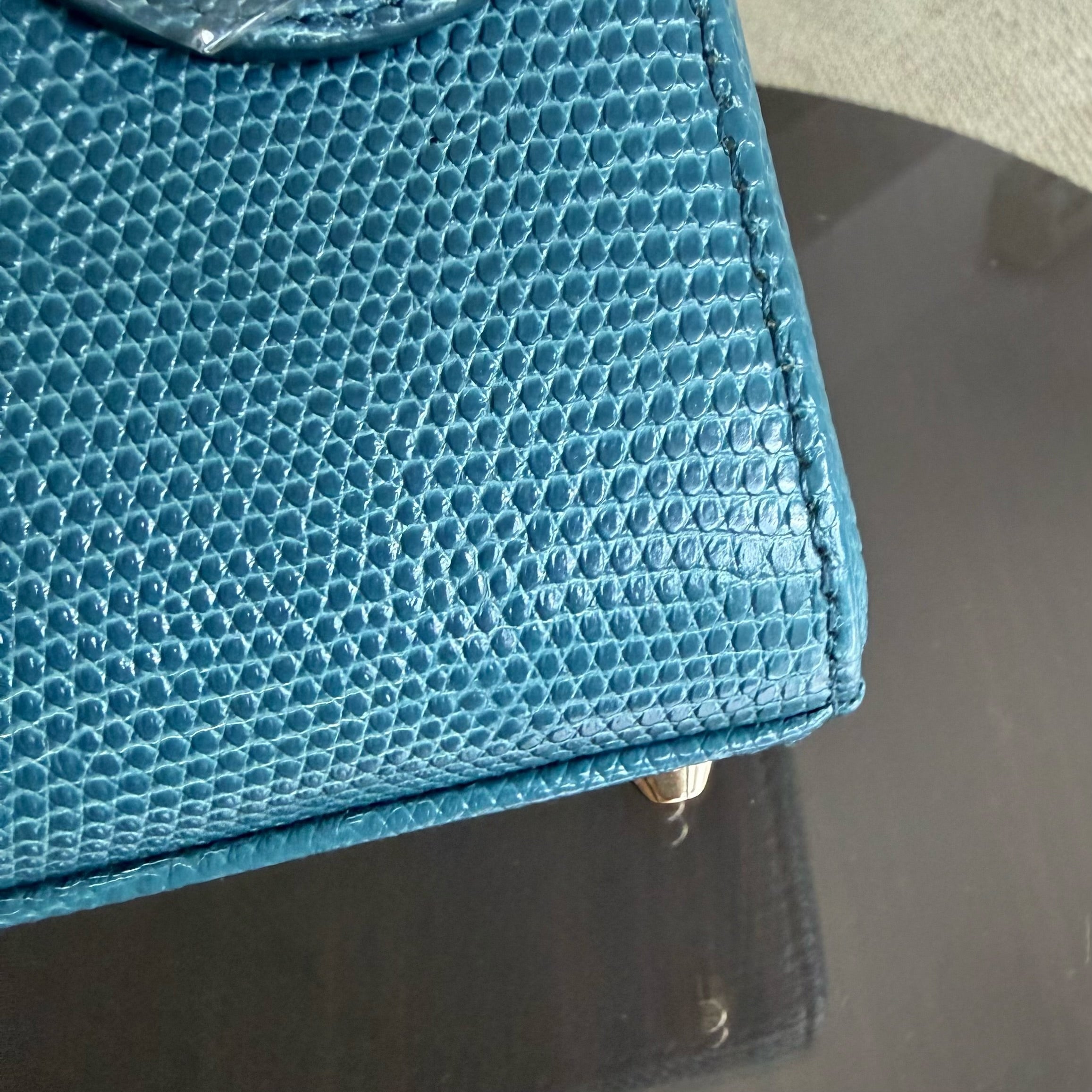 Dior Lady Mini - Exotic Lizard Gold Hardware