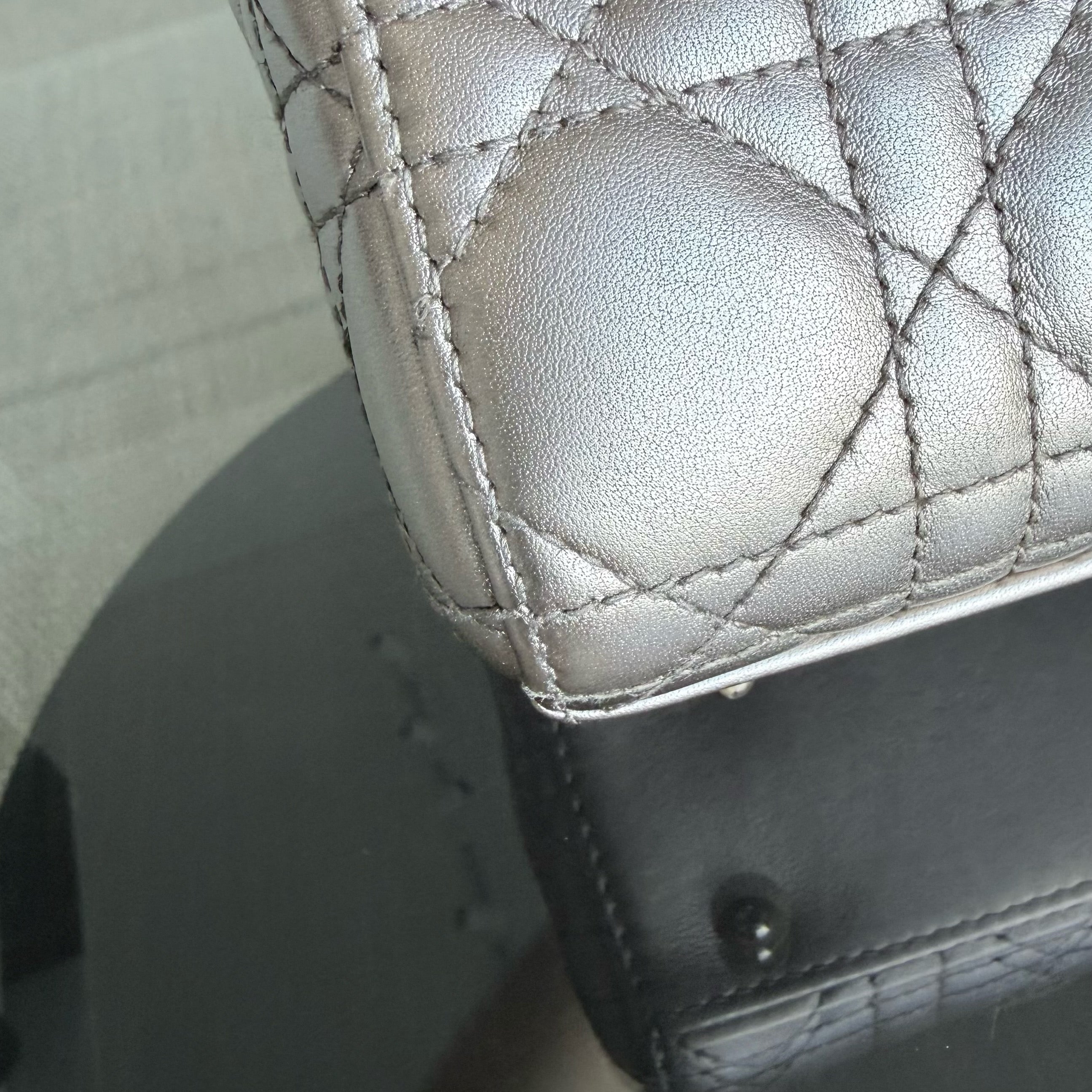 Dior Lady Small Flap ABC - Cannage Calfskin Gold Gold Hardware MyABC