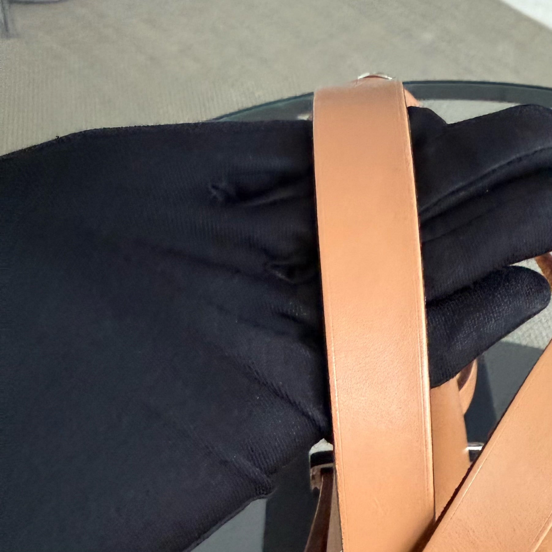 Hermes Herbag Zip 31 Plain Cloth Black PHW Stamp P
