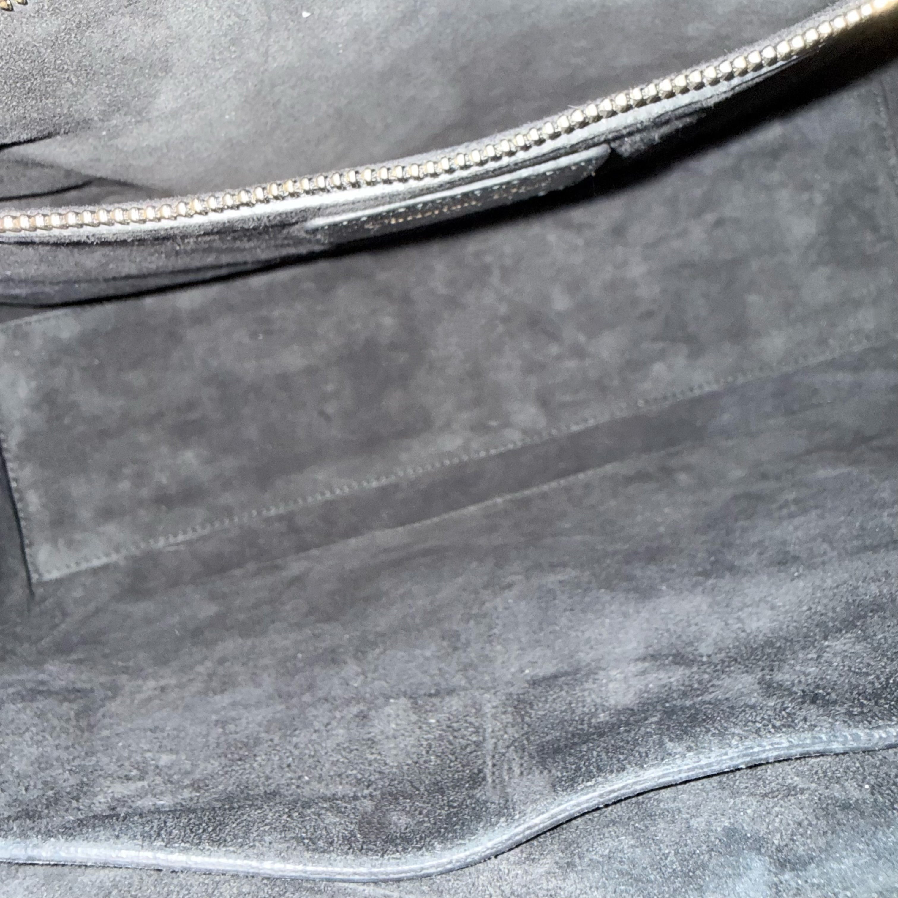Dior Lady Large Flap - Calfskin Cannage Black Gold Hardware