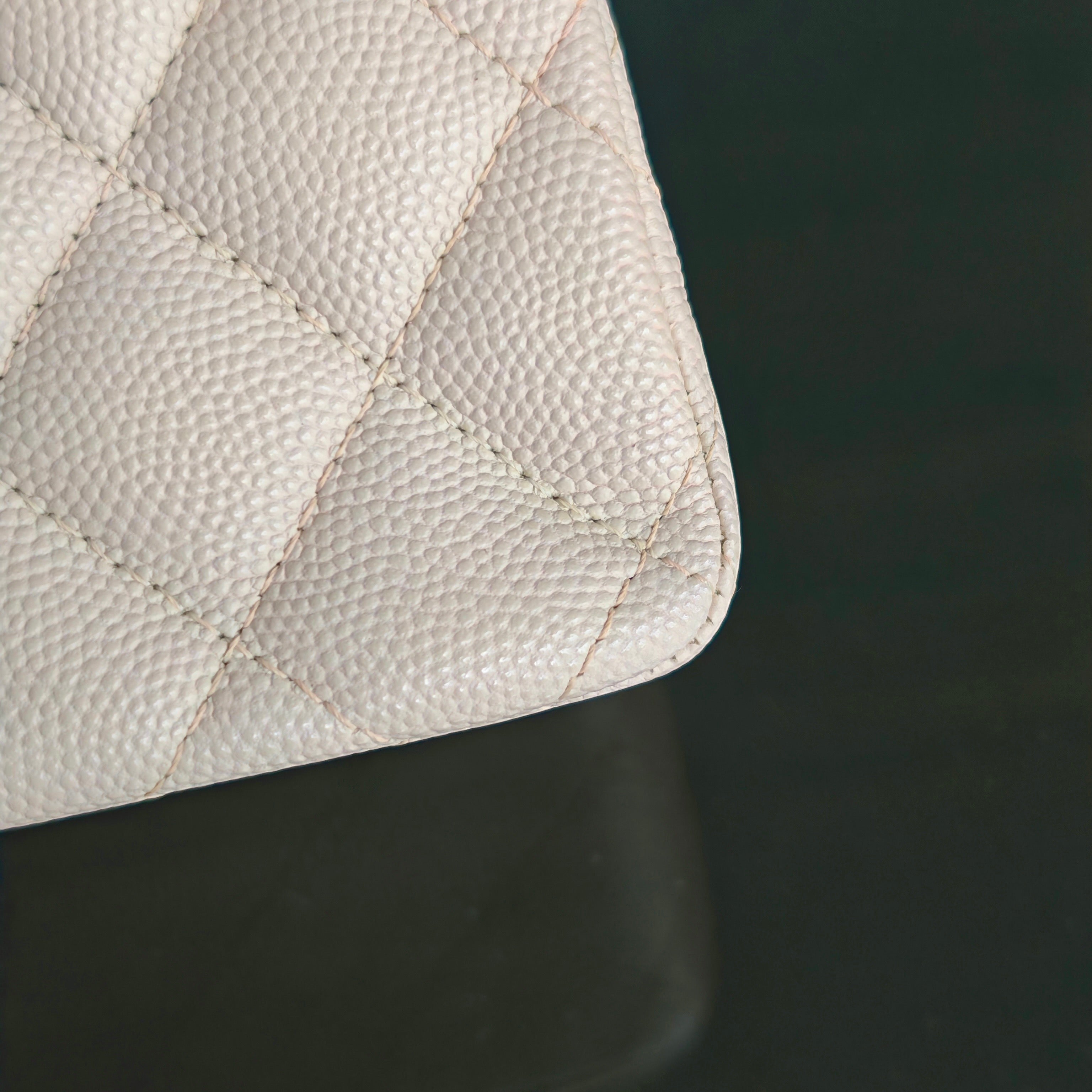 Chanel Classic Flap Small - Caviar 23CM Quilted Light Pink Light Gold Hardware Series 29