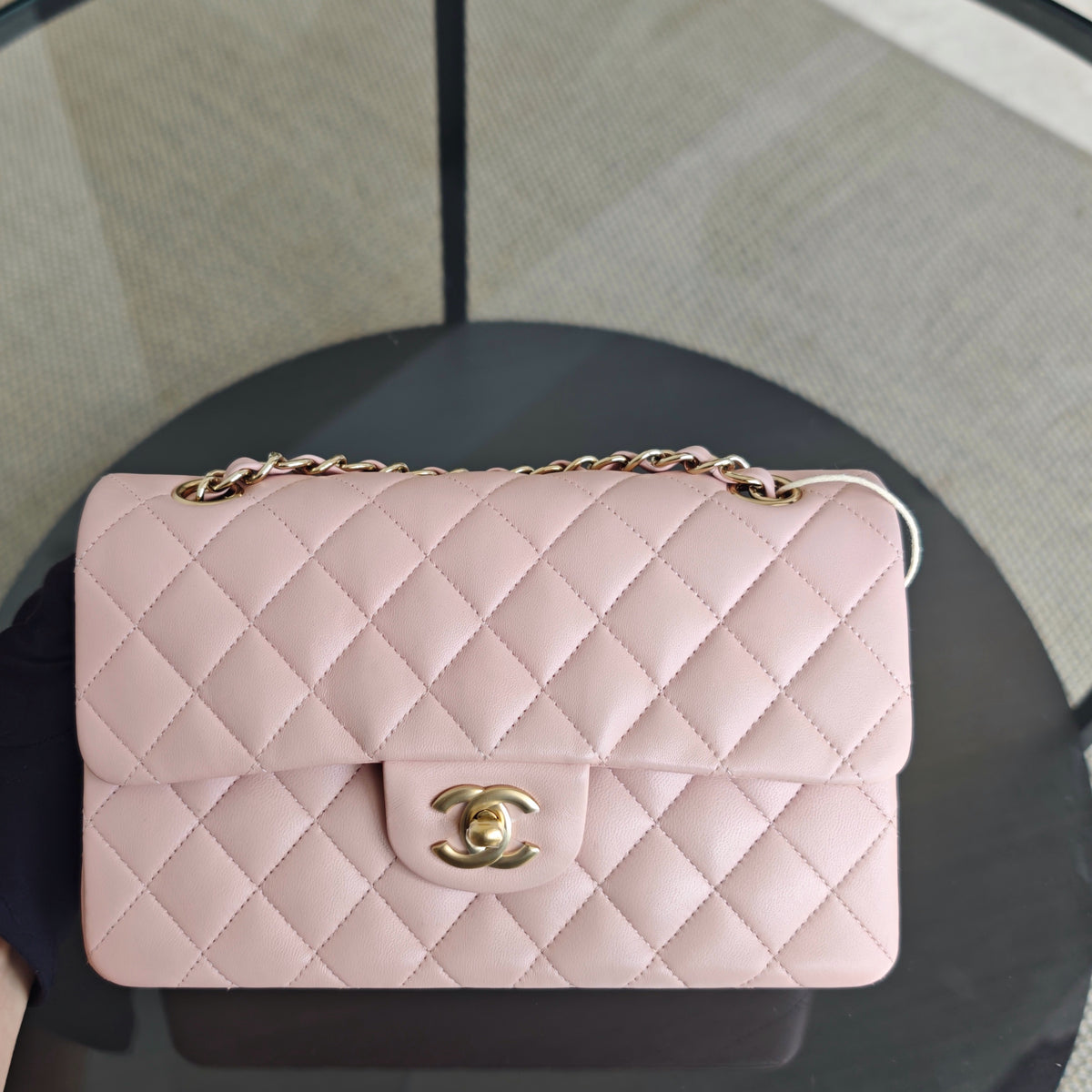 Chanel Classic Flap Small - Lambskin 23CM Light Pink Gold Hardware Series 23