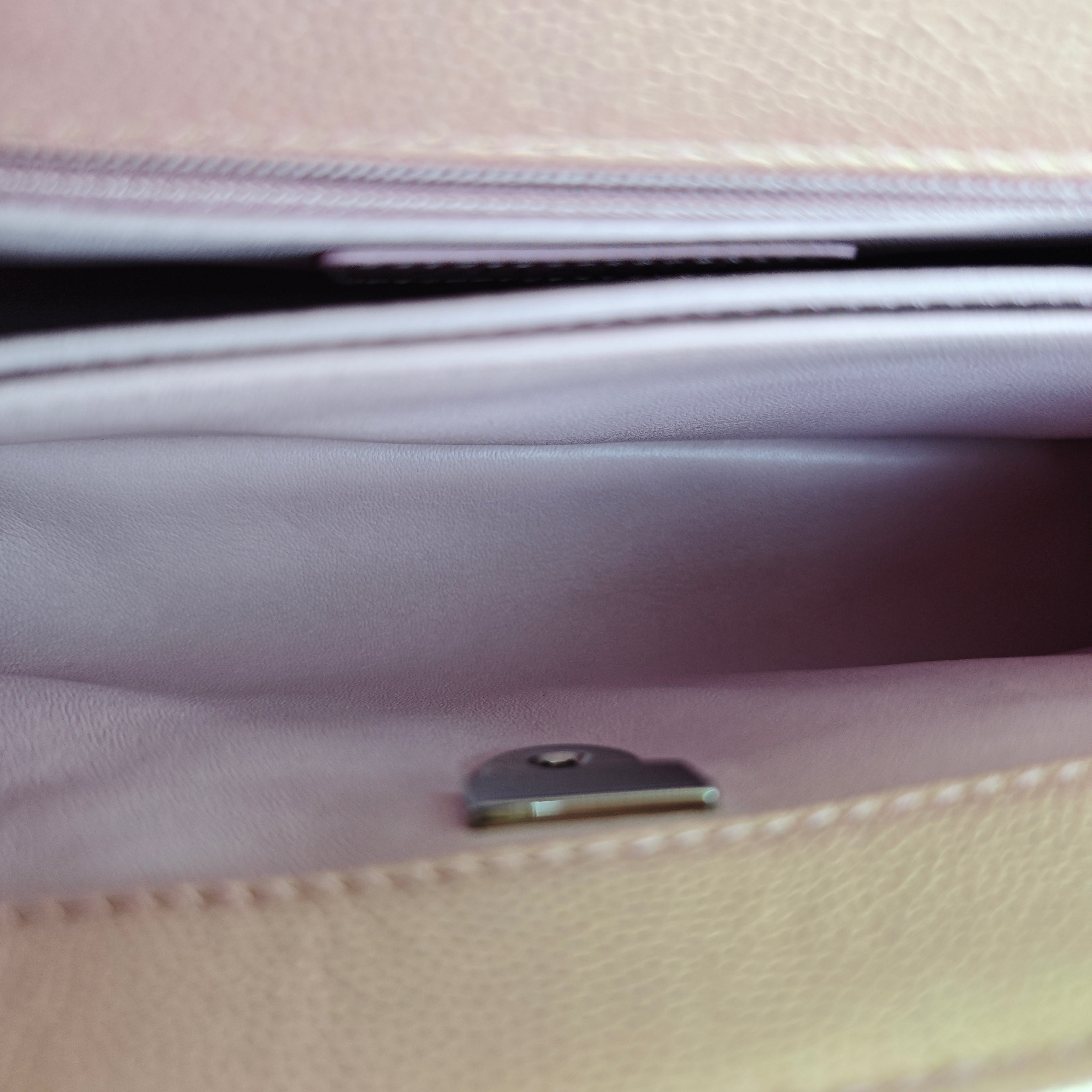 Chanel Coco Handle Small - Caviar Quilted Irridescent Pink Gold Hardware Microchip