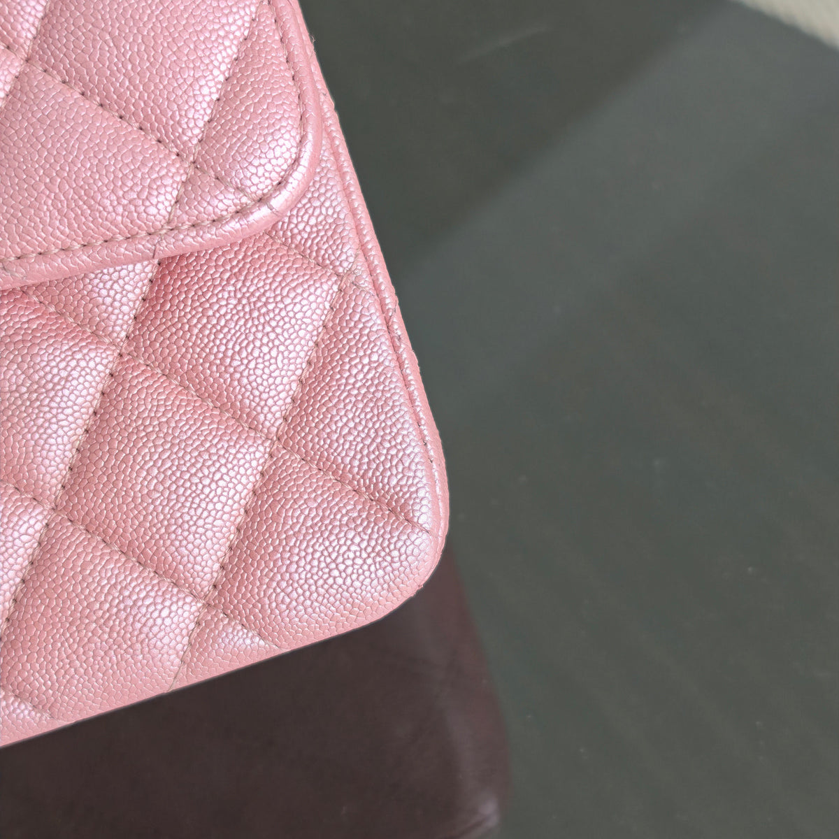 Chanel Classic Flap Small - Caviar 23CM Quilted Light Pink Gold Hardware Series 27