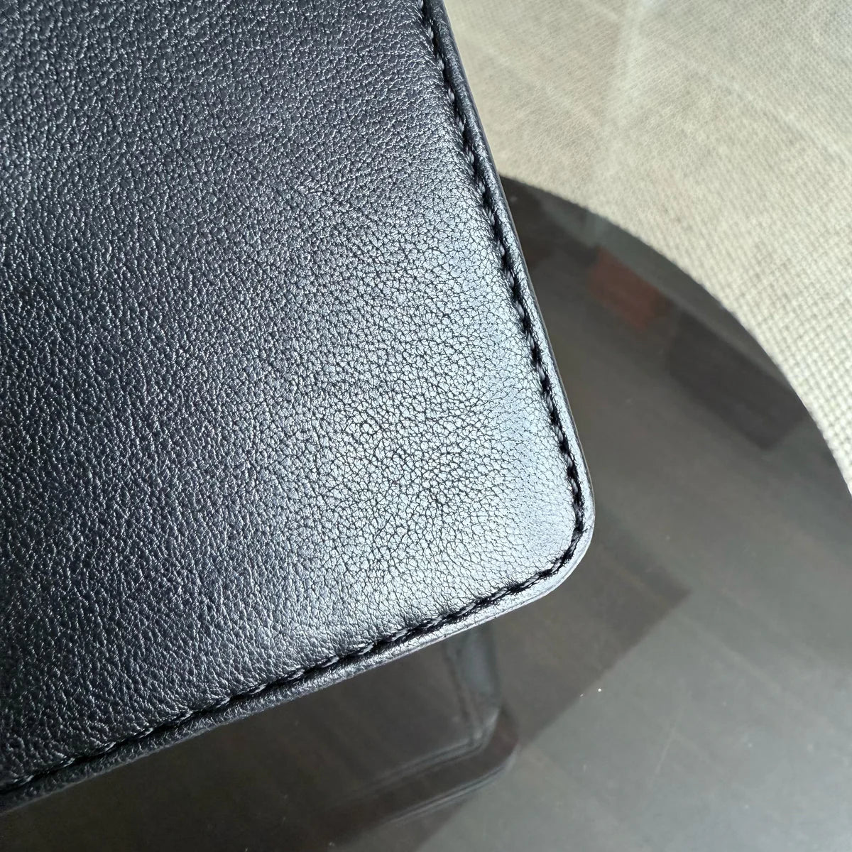 Chanel Seasonal Flap Mademoiselle  - Quilted Calfskin Black Gold Hardware Series 21