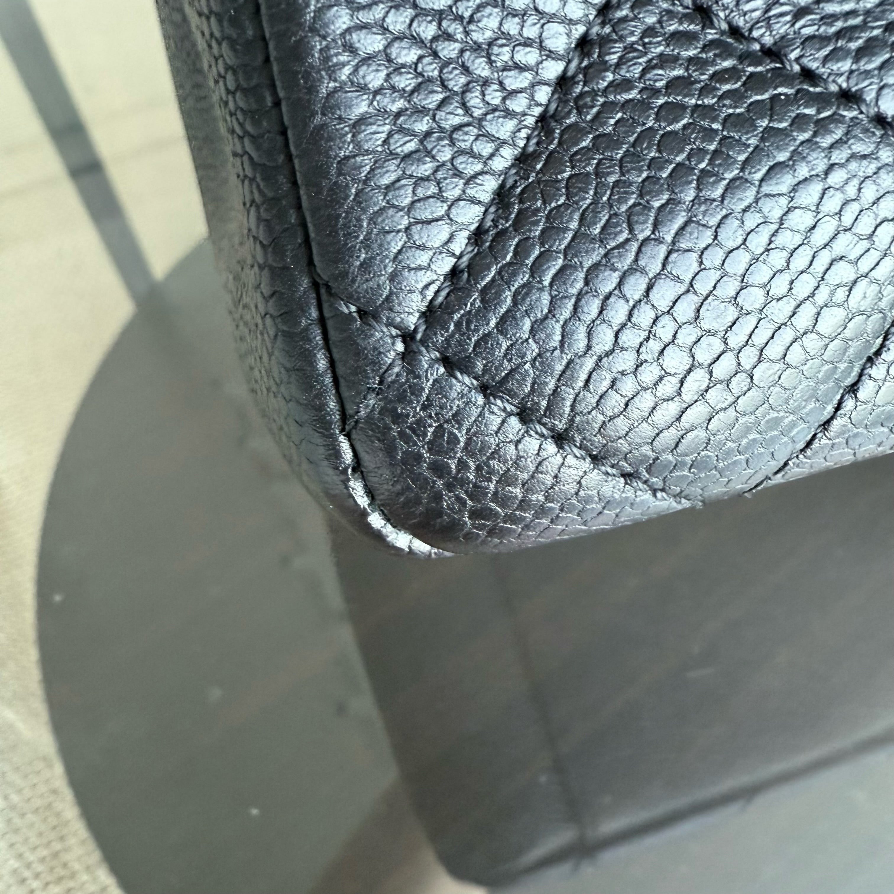 Chanel GST Grand Shopping Tote - Caviar Quilted Grained Calfskin Black Gold Hardware